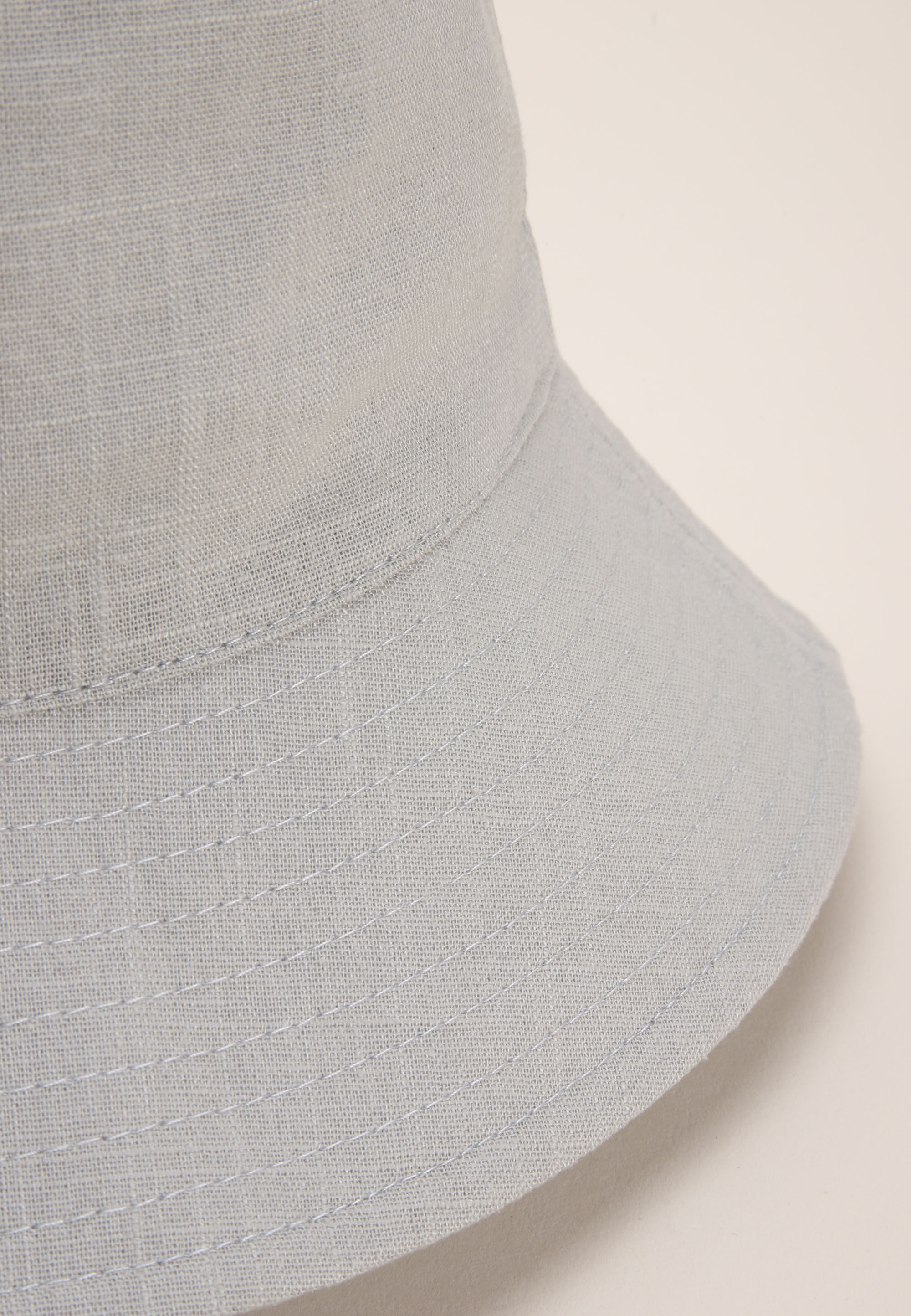 Womens Sage Linen Bucket Hat