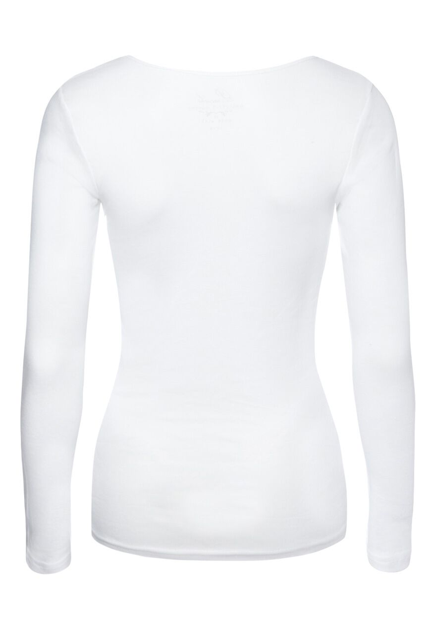 Womens White Crew Neck Top