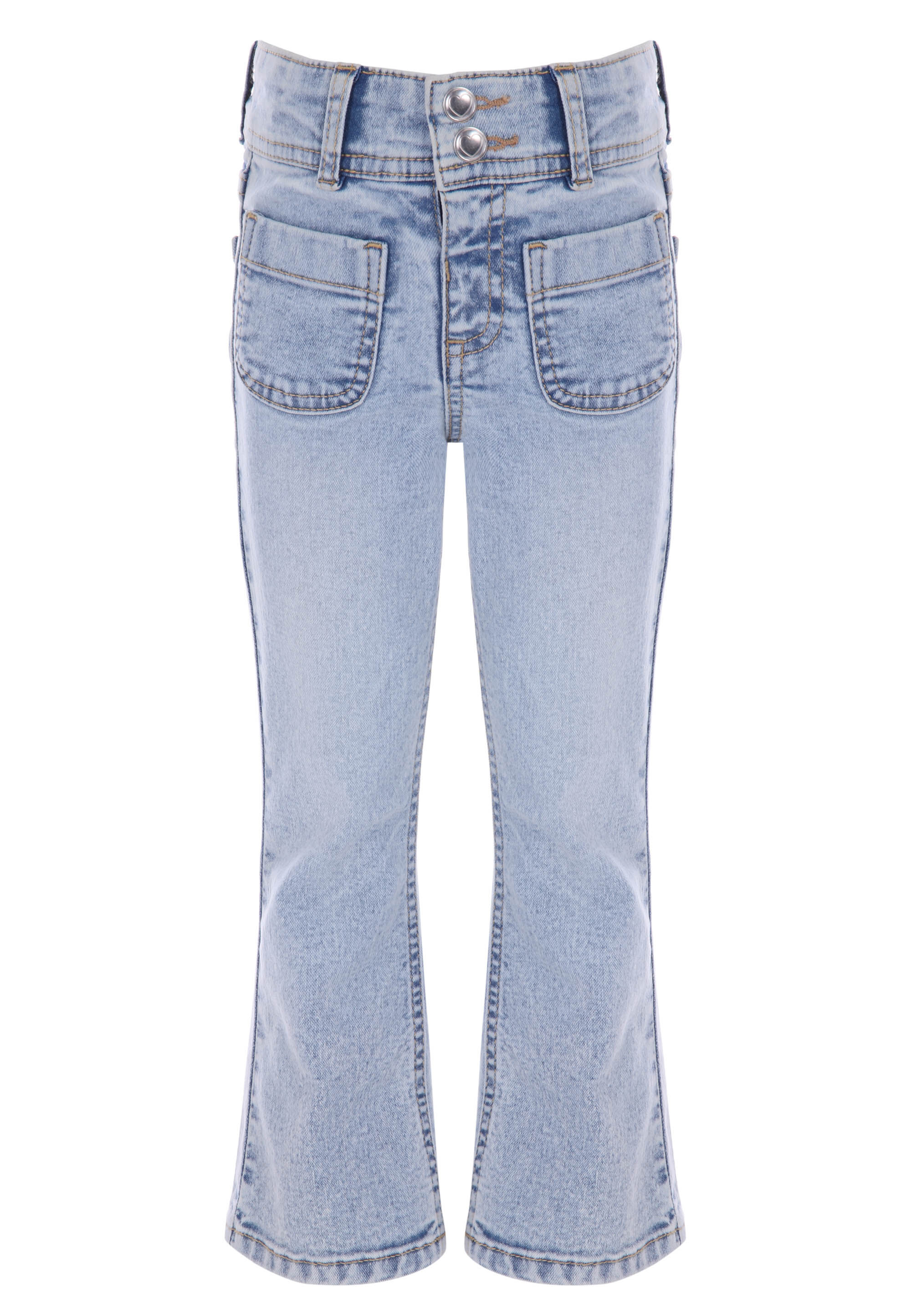 Younger Girls Blue Denim Bootcut Jeans