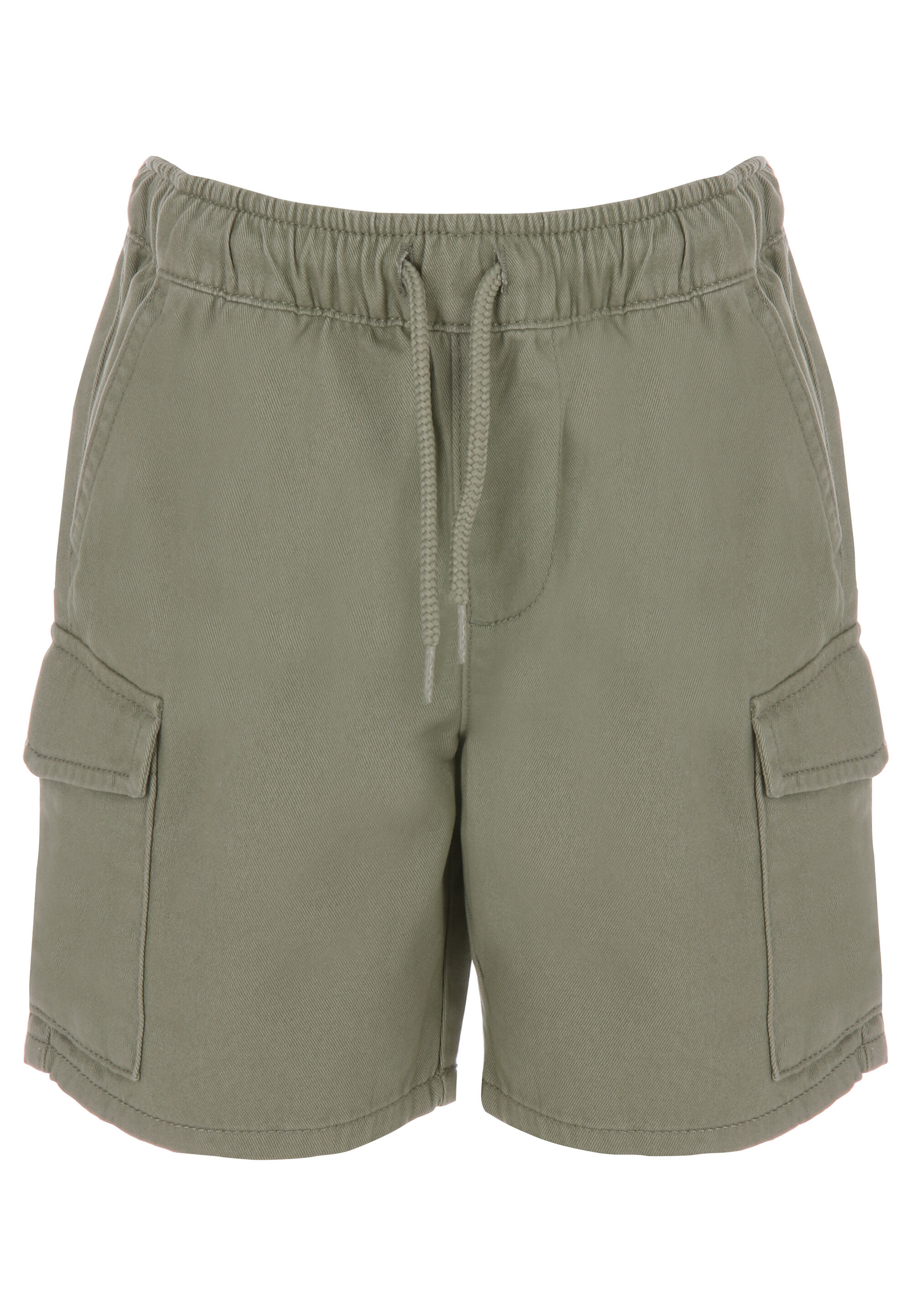 Younger Boys Khaki Twill Cargo Shorts