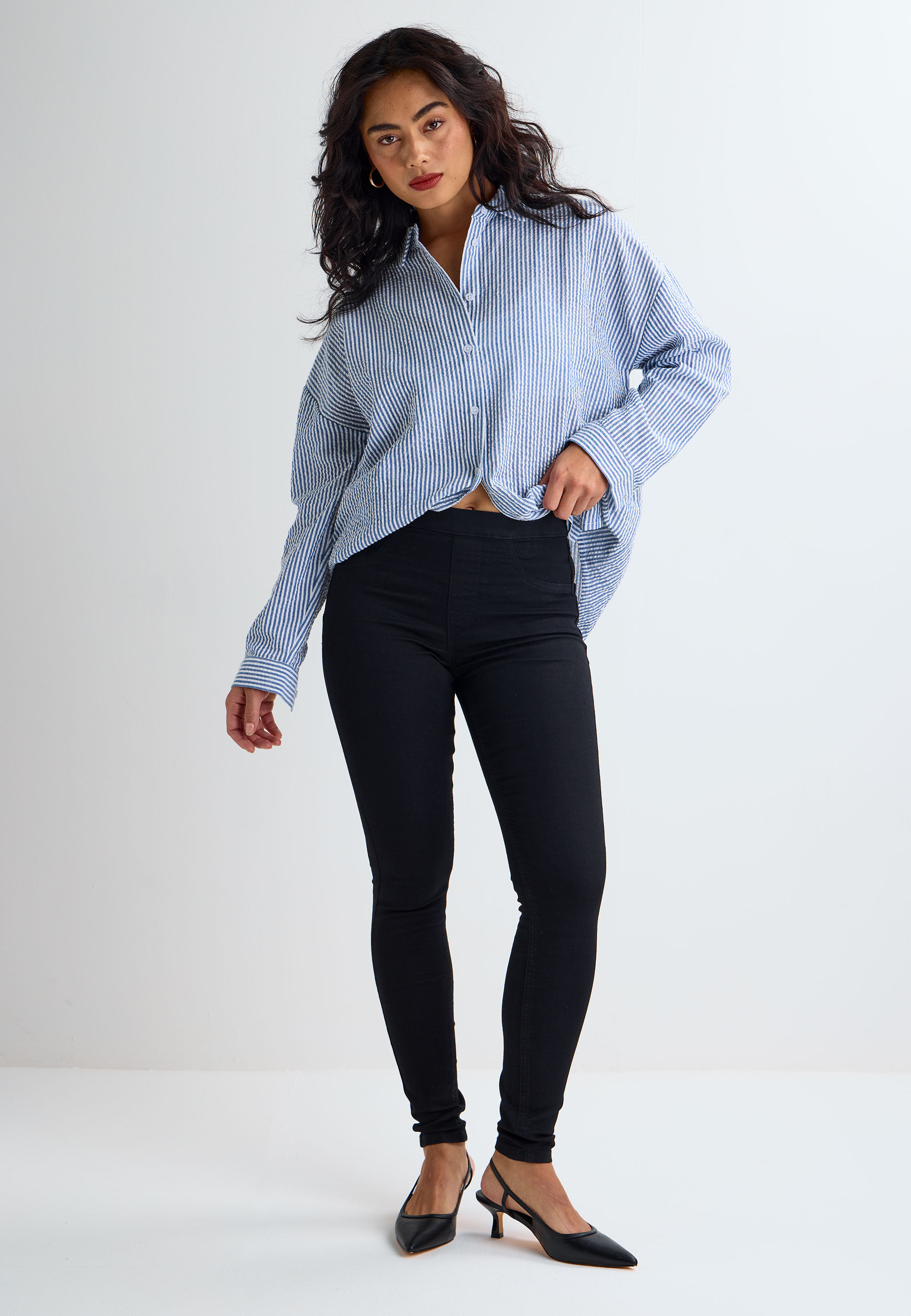 Womens Black Kate Shaper Jeggings