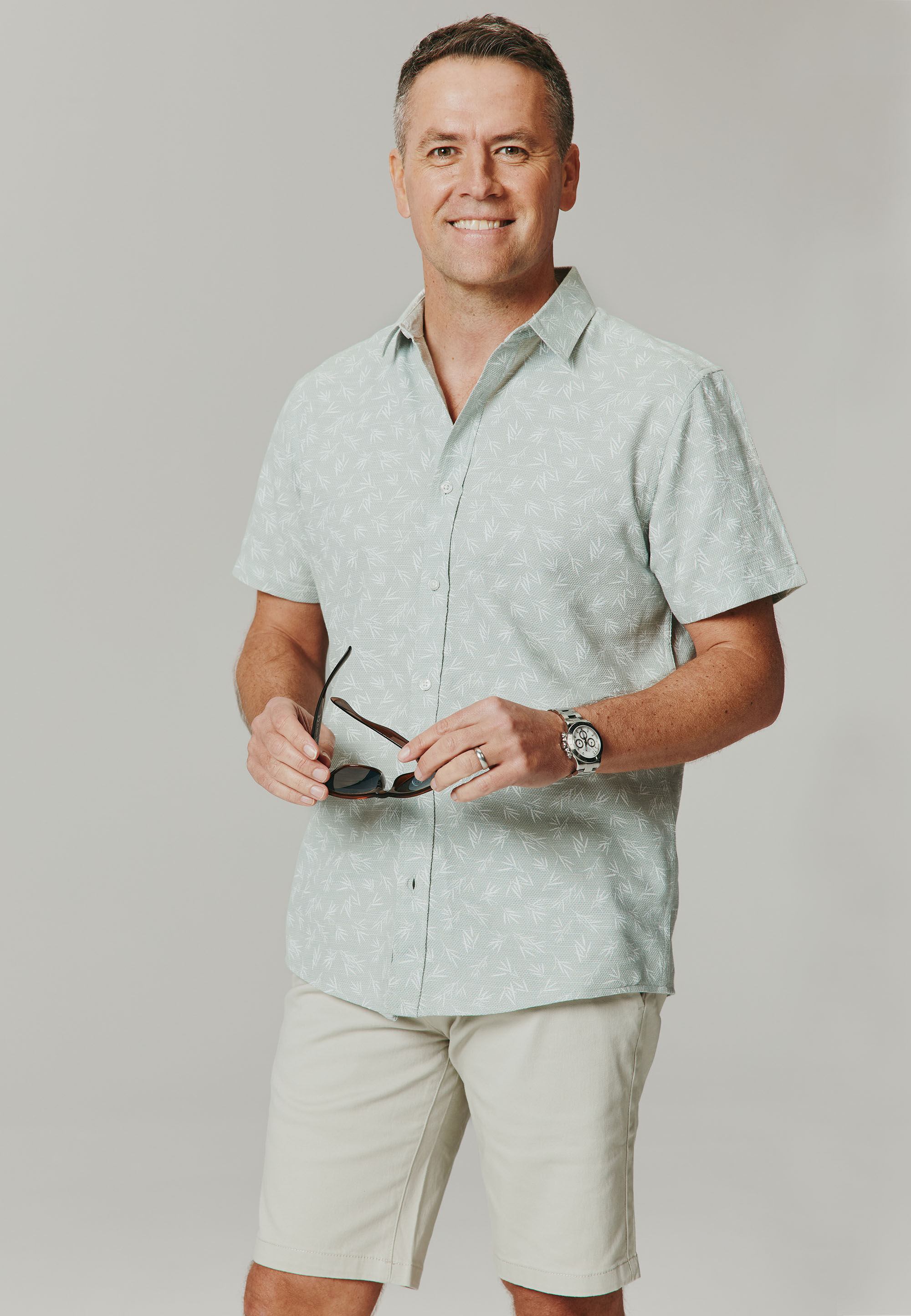 Mens Sand Plain Chino Shorts