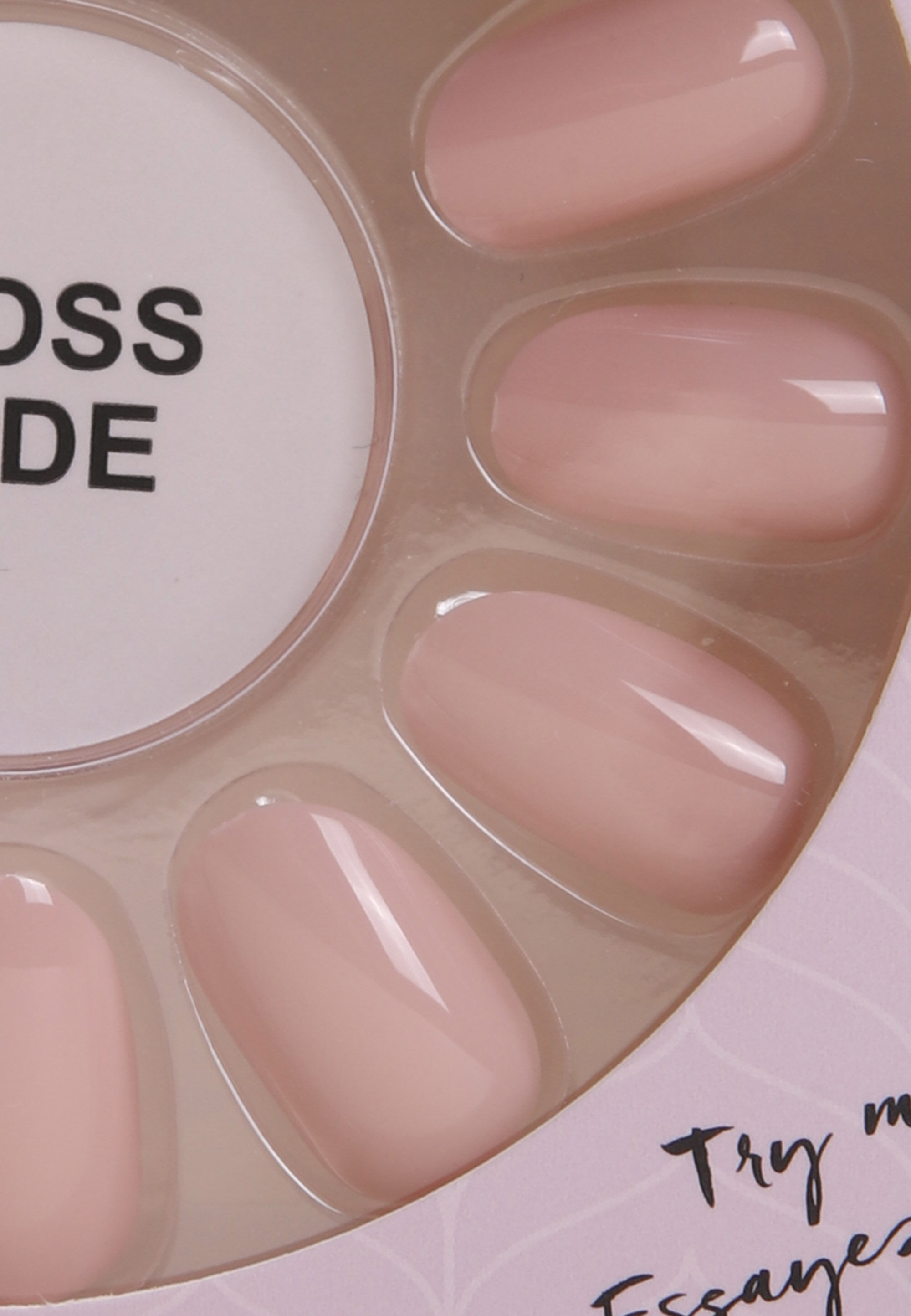 Womens Technic Almond Gloss False Nails
