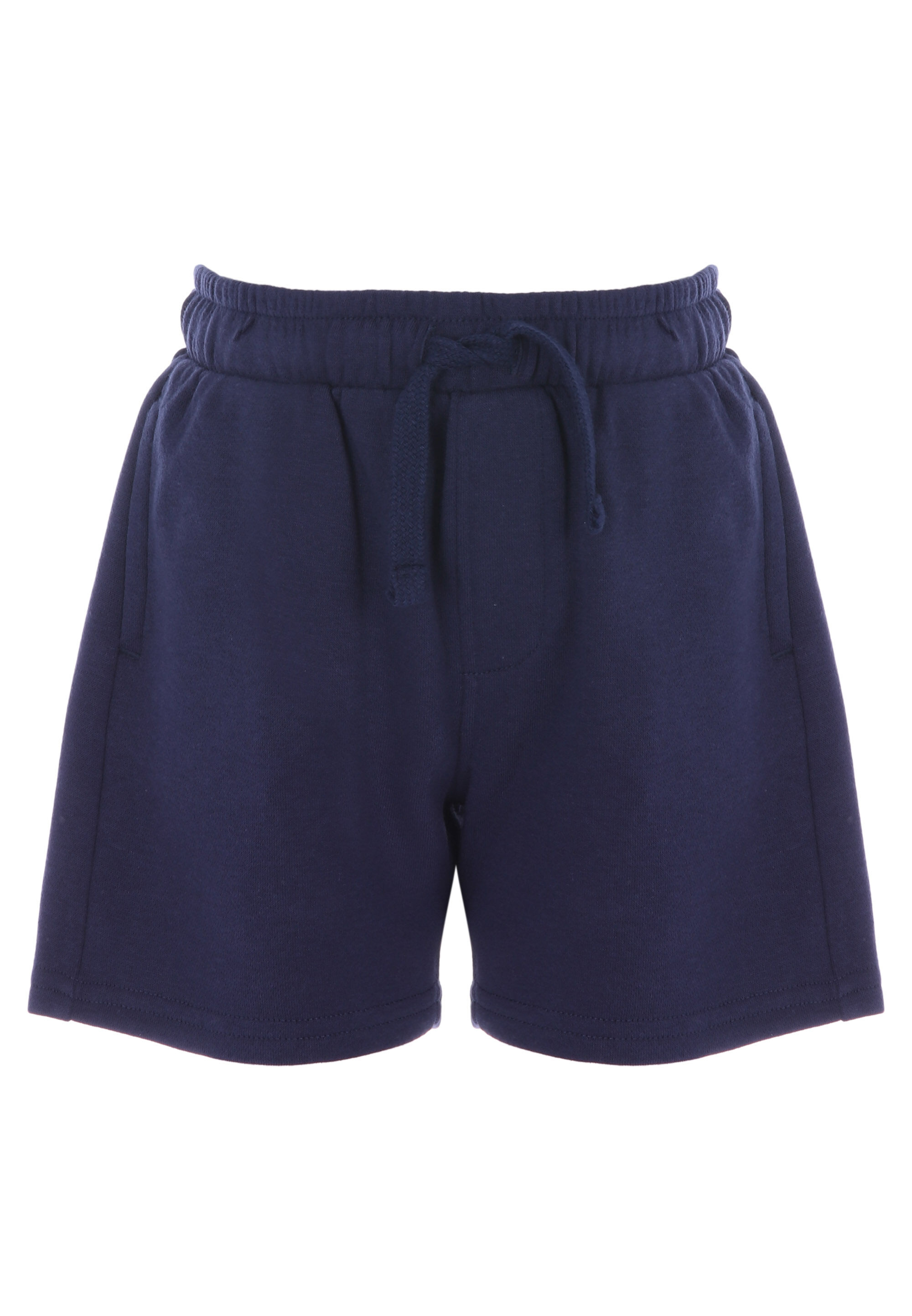 Younger Boys Navy Plain Casual Shorts