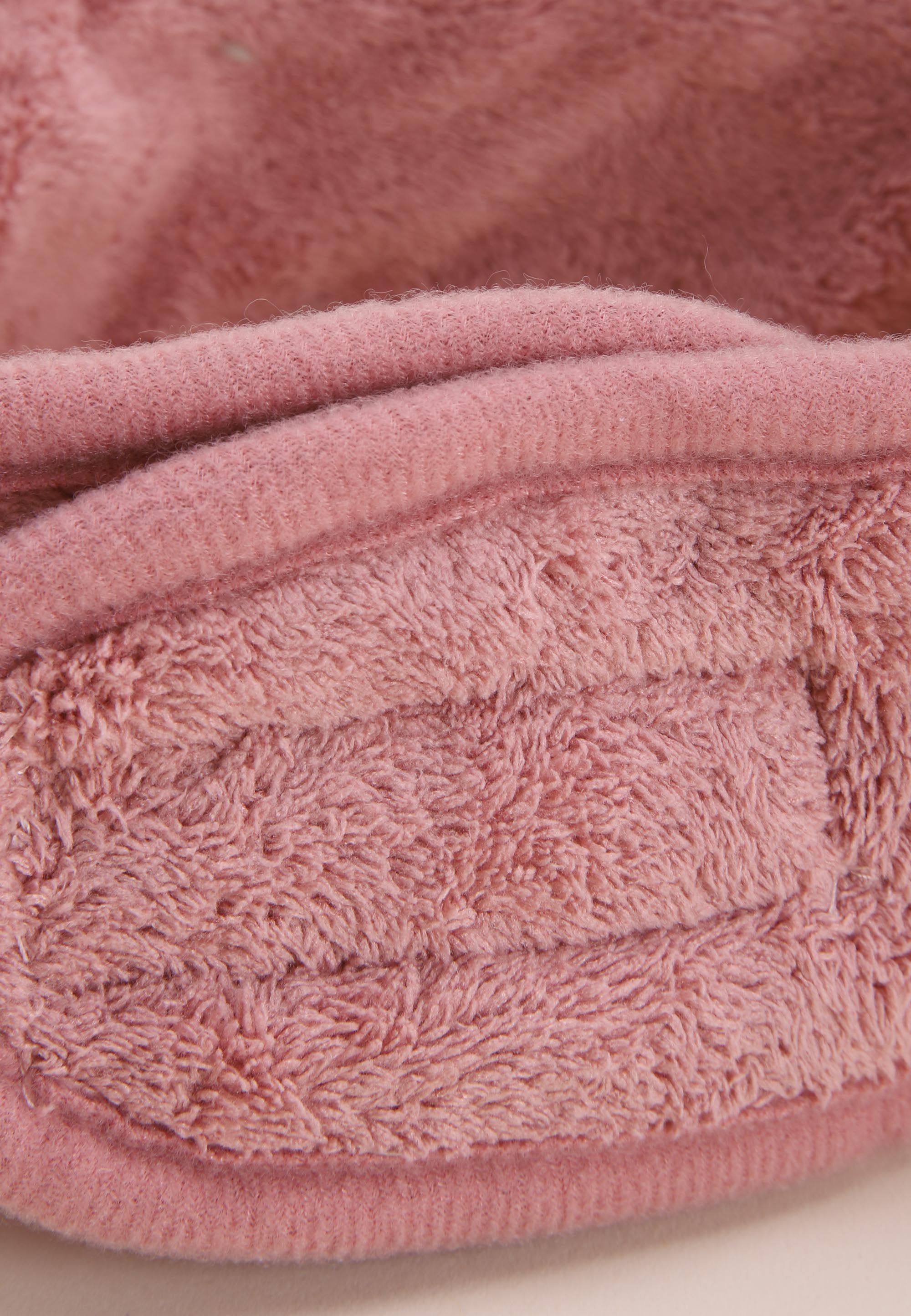 Womens Pink Fleece Beauty Headband