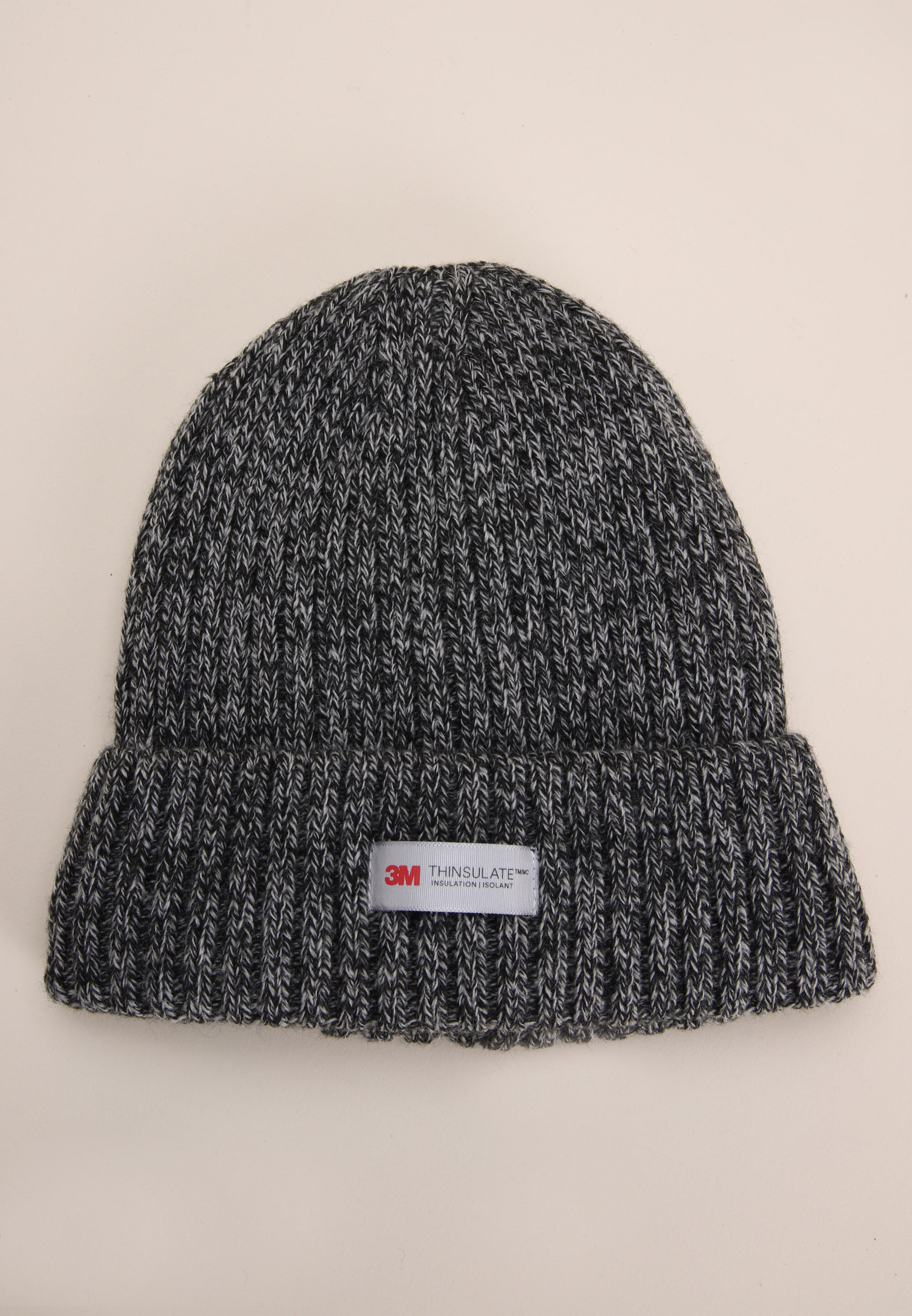 Old Boys Grey Textured Thinsulate Beanie Hat