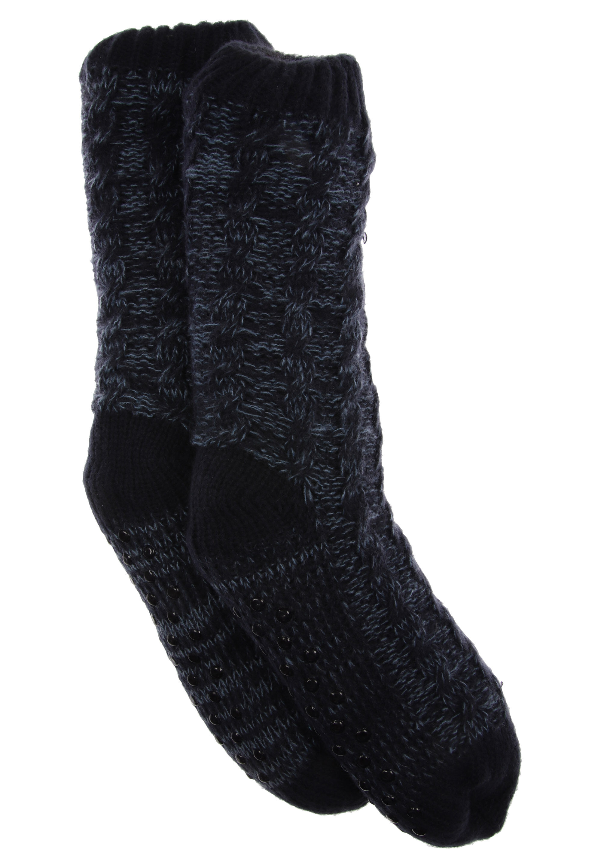 Mens 1pk Blue Supersoft Slipper Socks