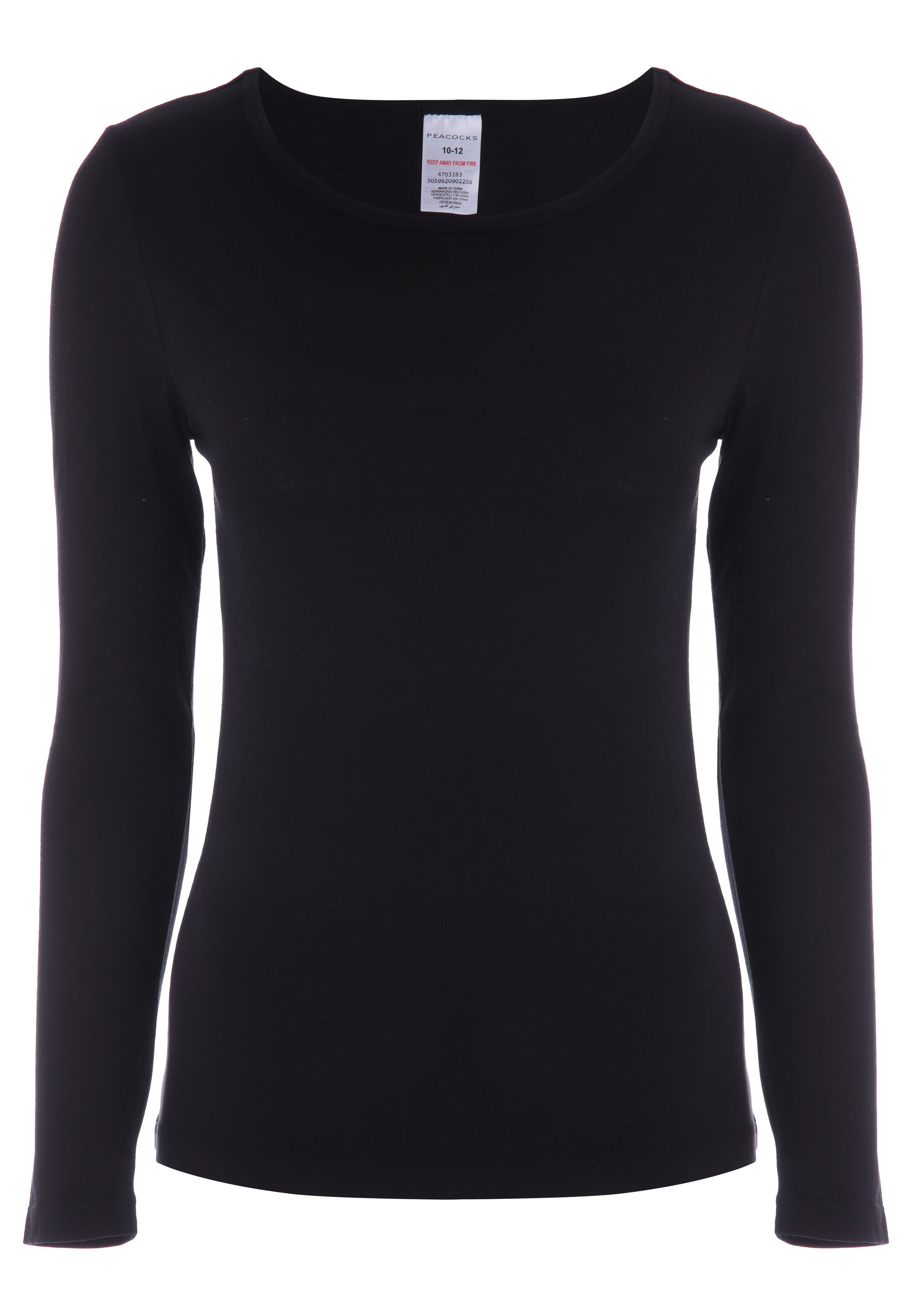 Womens Plain Soft Thermal Top