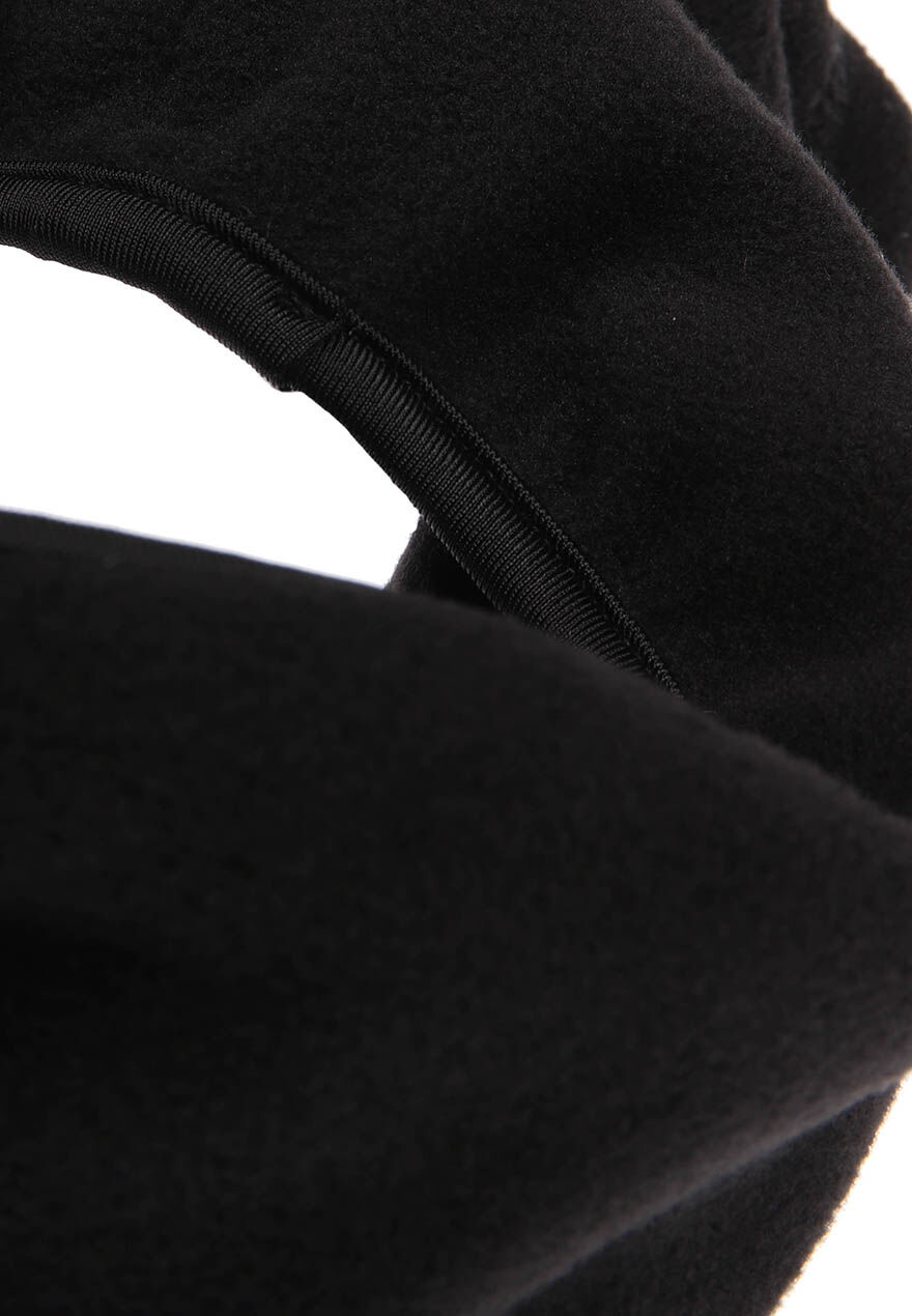 Mens Plain Black Thinsulate Snood