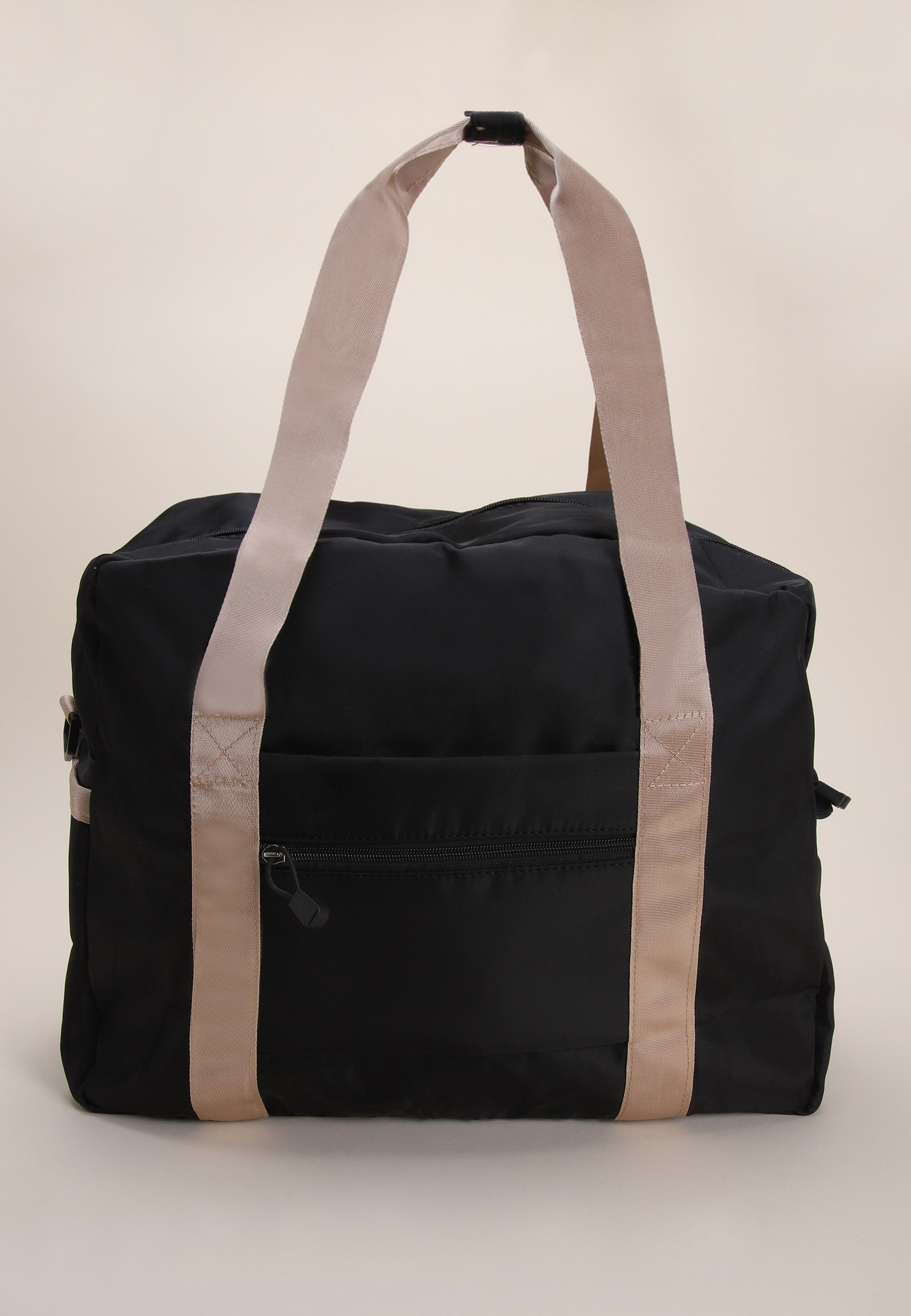 Womens Black & Pink Under Seat Cabin Bag