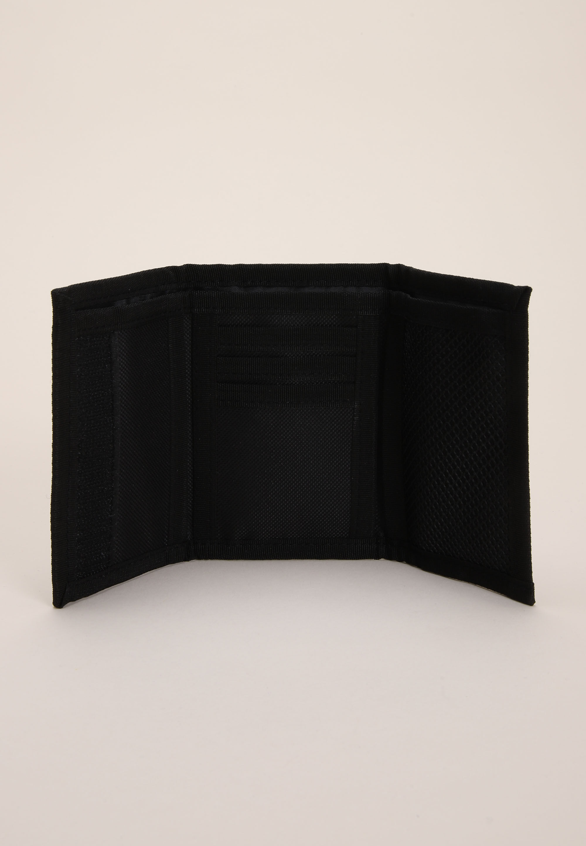 Mens Black Pain Canvas Wallet