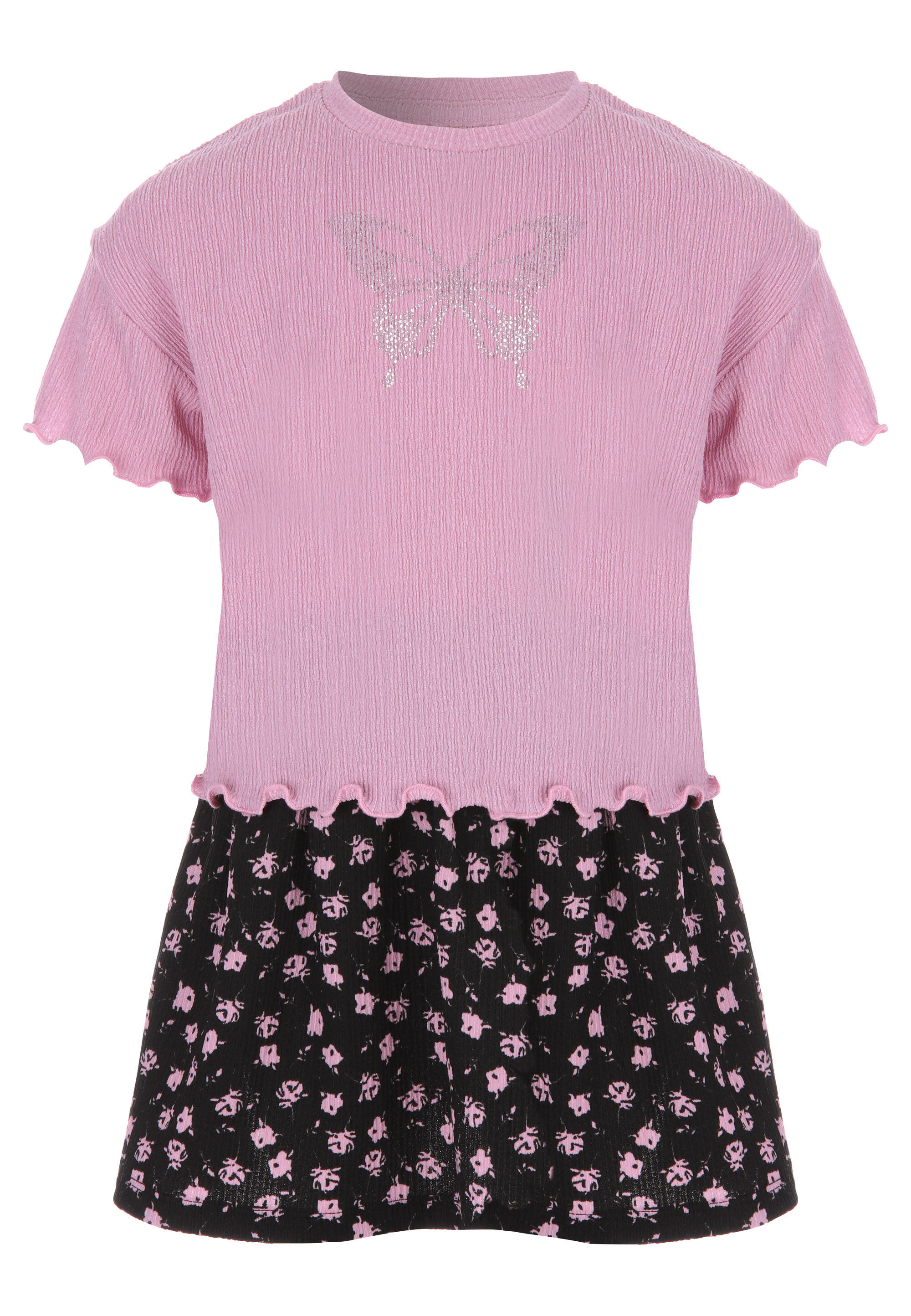 Younger Girls Lilac Top & Skirt Set
