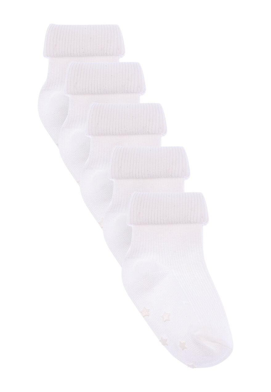 Babies 5pk White Socks