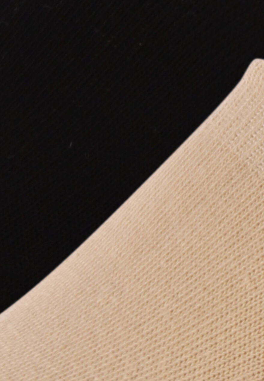 Womens 5pk Beige Square Front Footlets