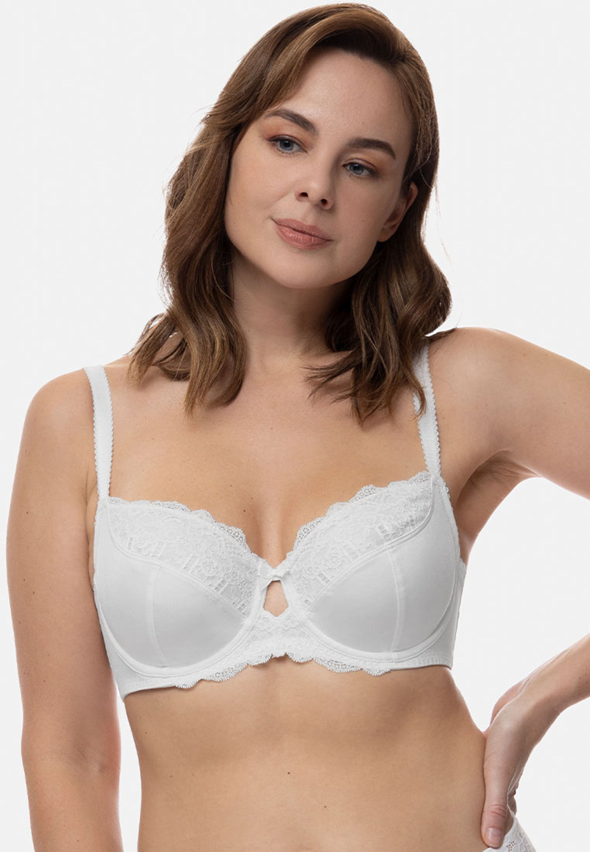 Dorina Womens White Non Padded Celine Bra