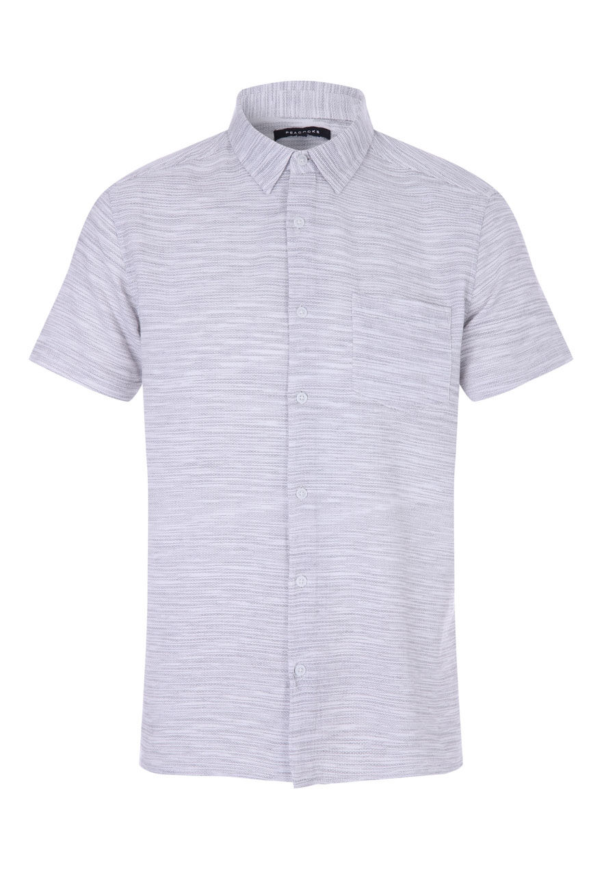 Mens White Stripe Shirt