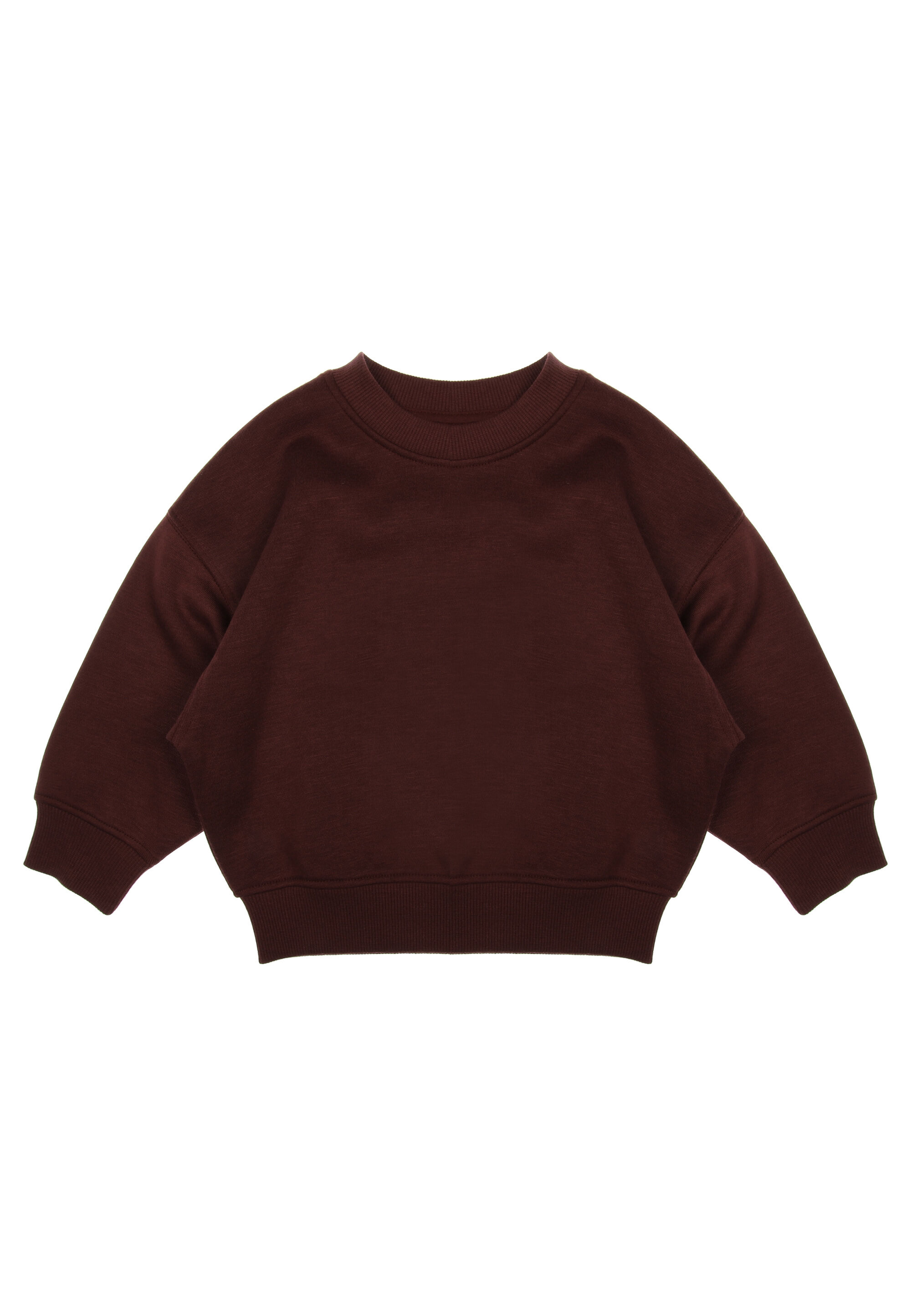 Younger Boys Burgundy Oversized Sweatshirt