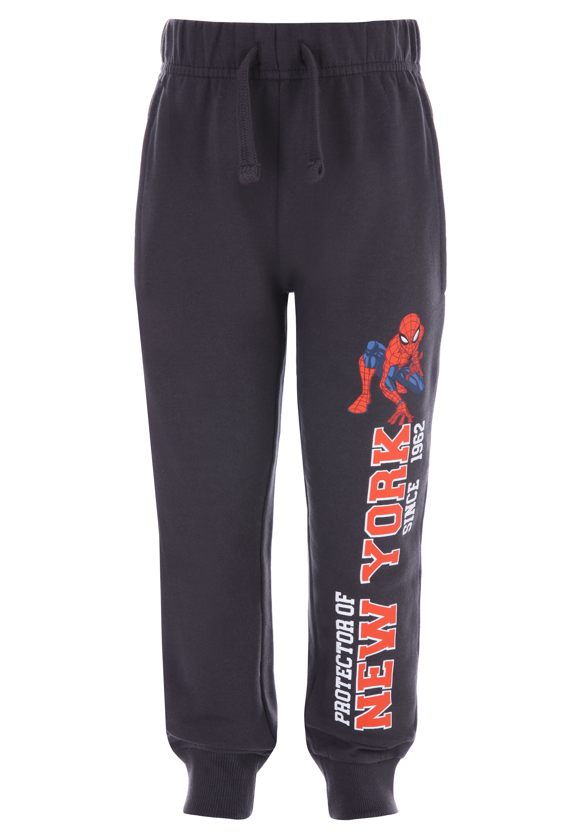 Younger Boys Grey Spider-Man Joggers