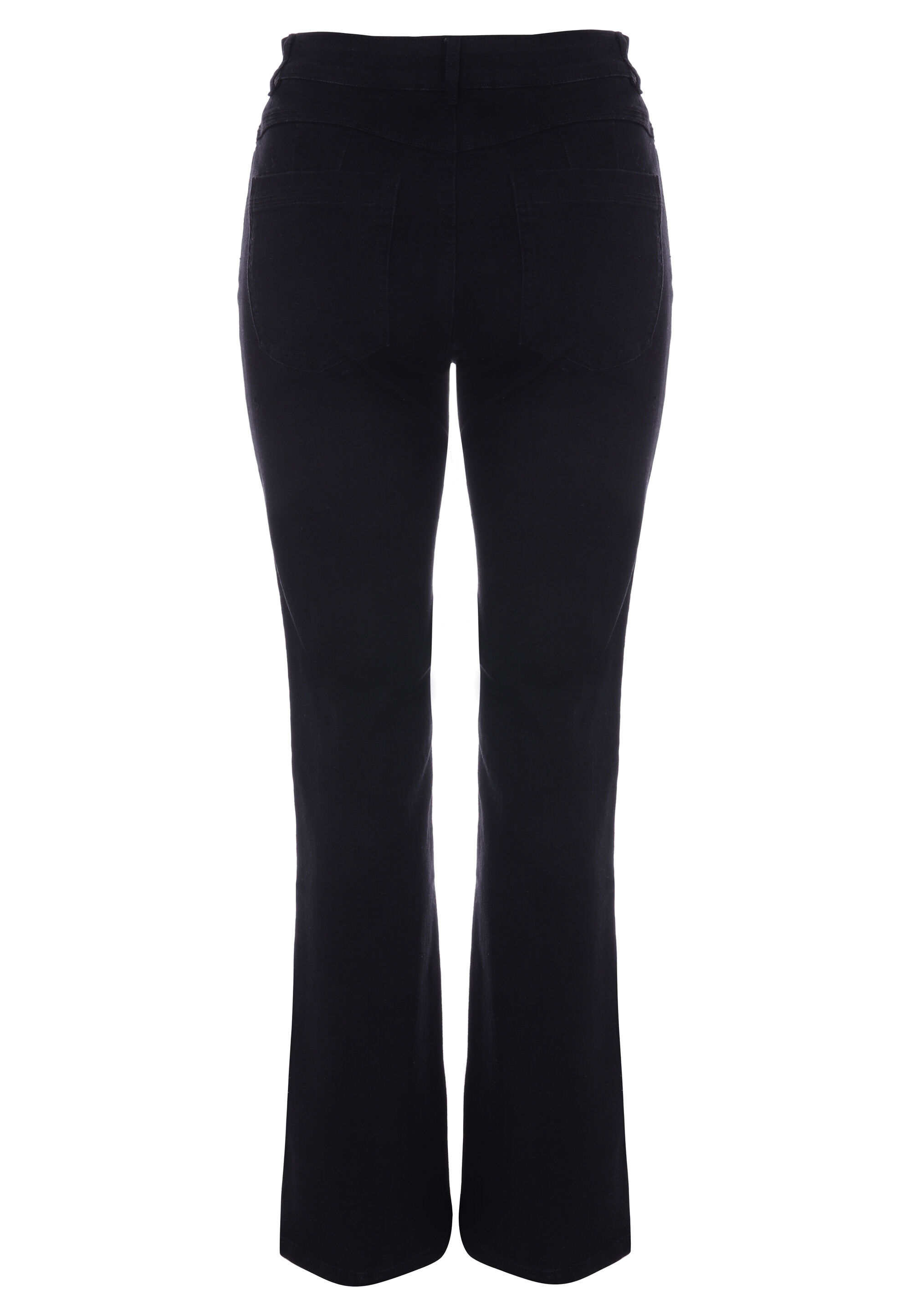 Womens Black Alexa Bootcut Jeans