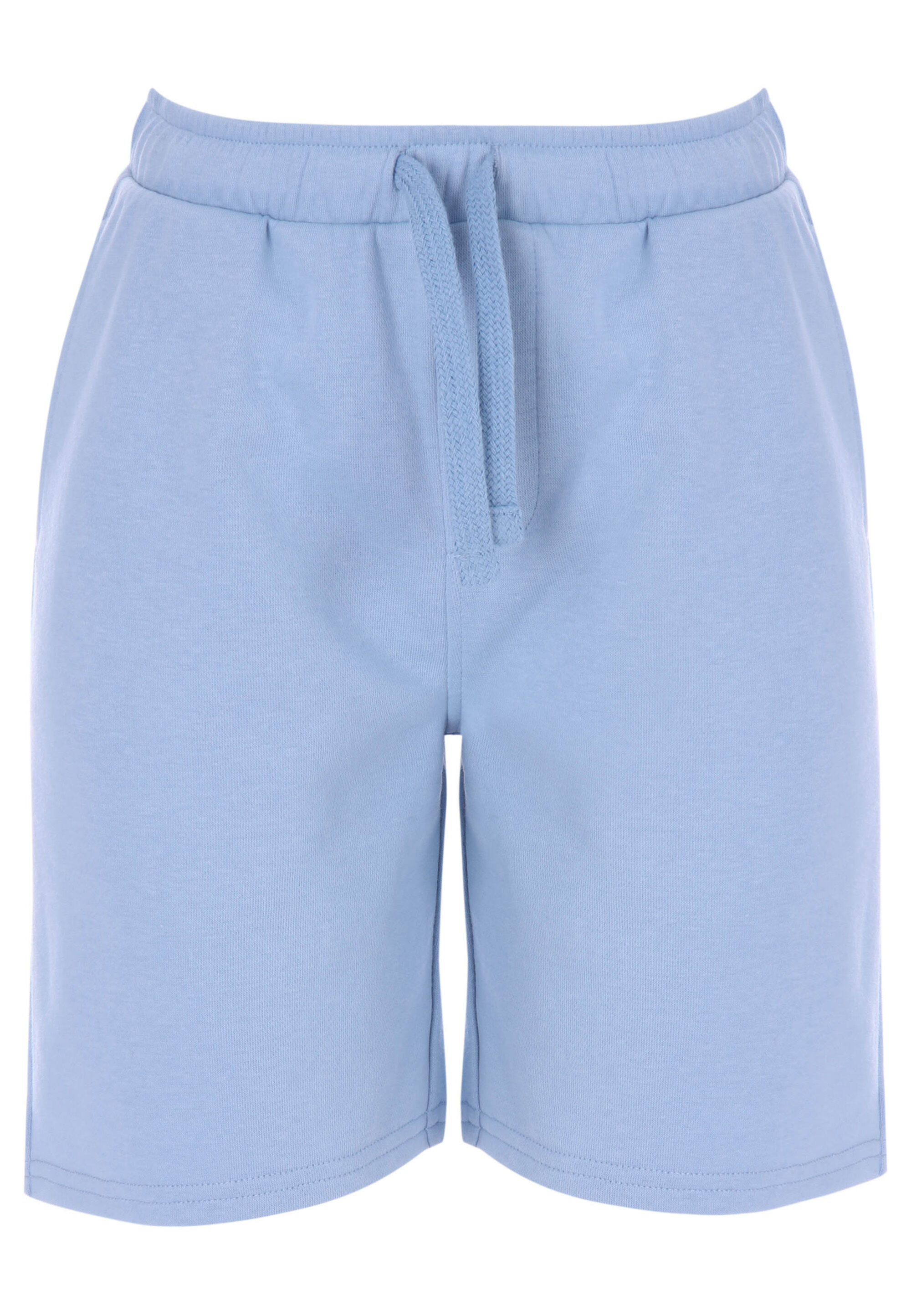 Younger Boys Light Blue Drawstring Casual Shorts