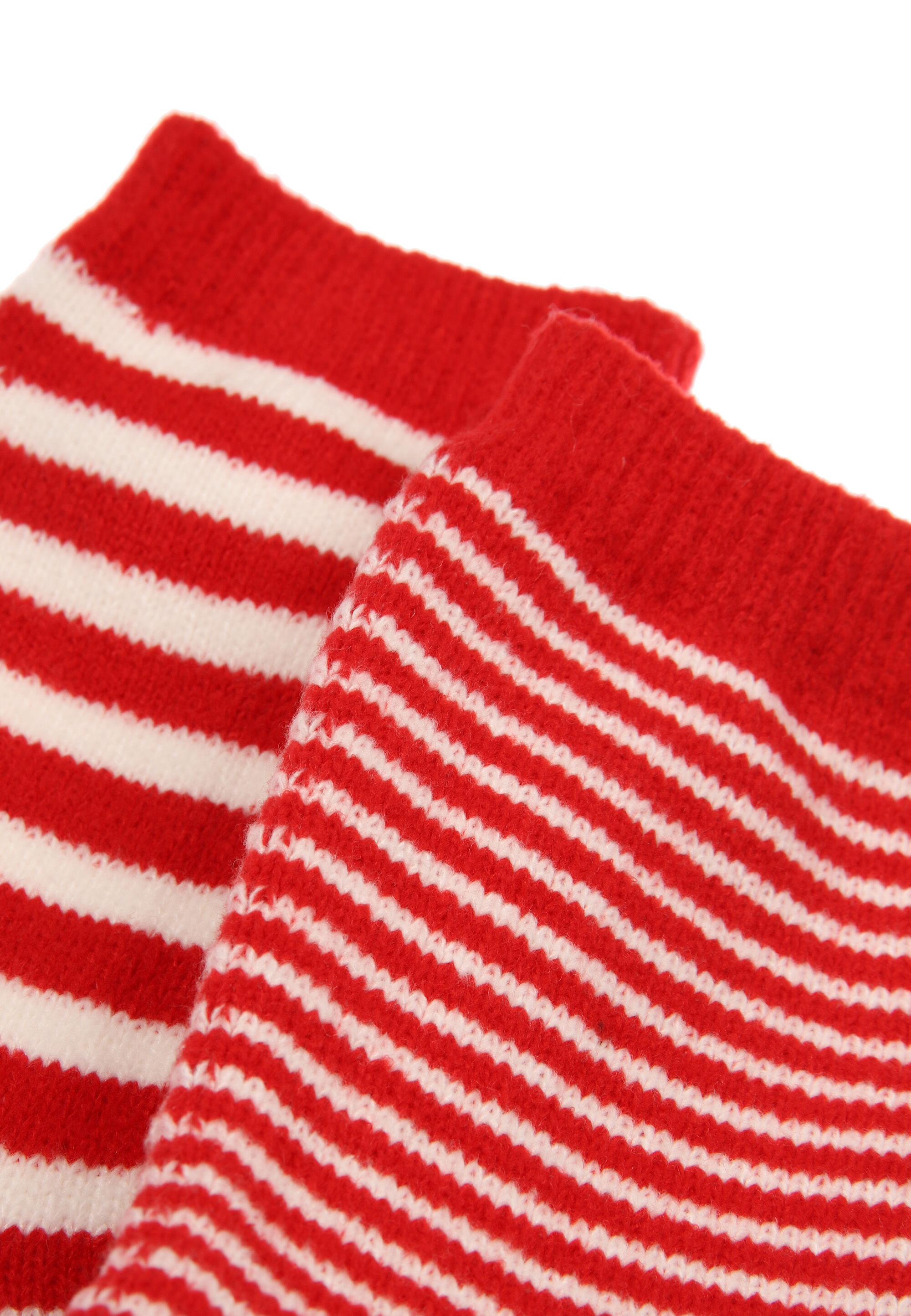 Womens 2pk Red Stripe Supersoft Boot Socks
