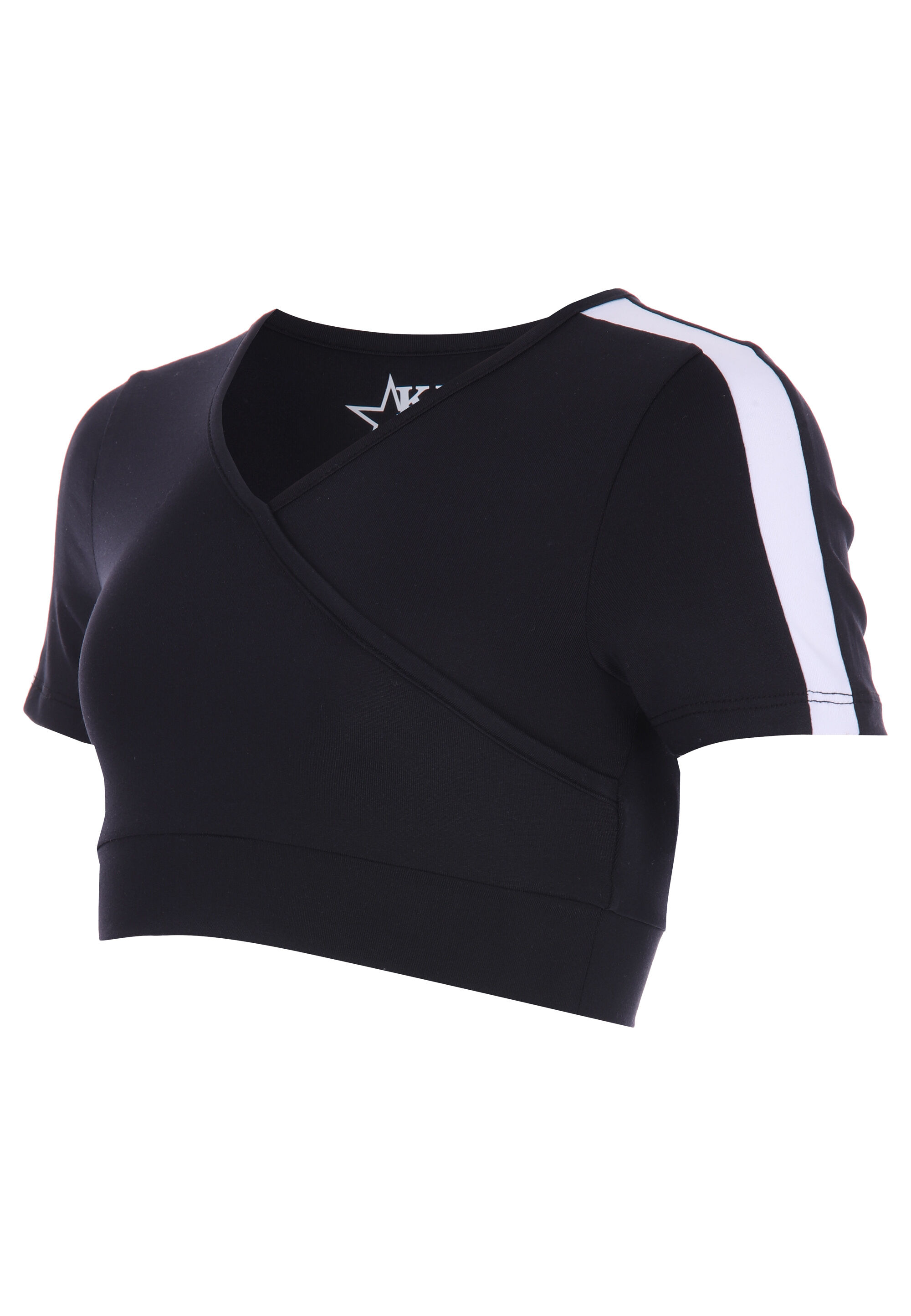 Older Girls Wrap Panel Crop Top