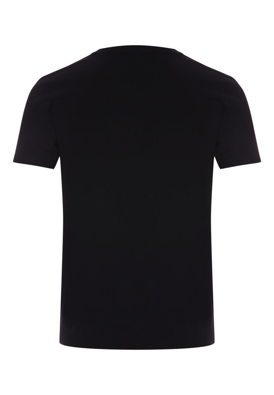 Mens Black V-Neck T-Shirt