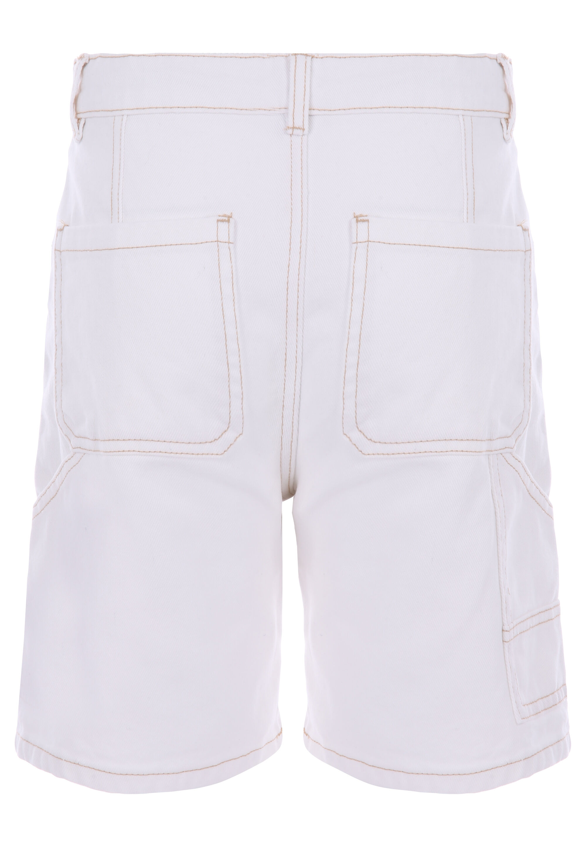 Older Boys Ecru Denim Worker Shorts