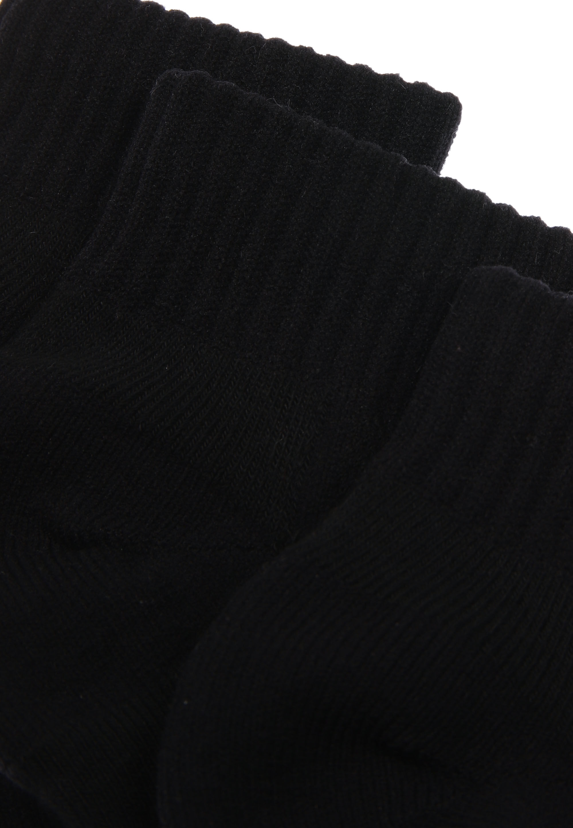 Boys 3pk Black Quarter Socks