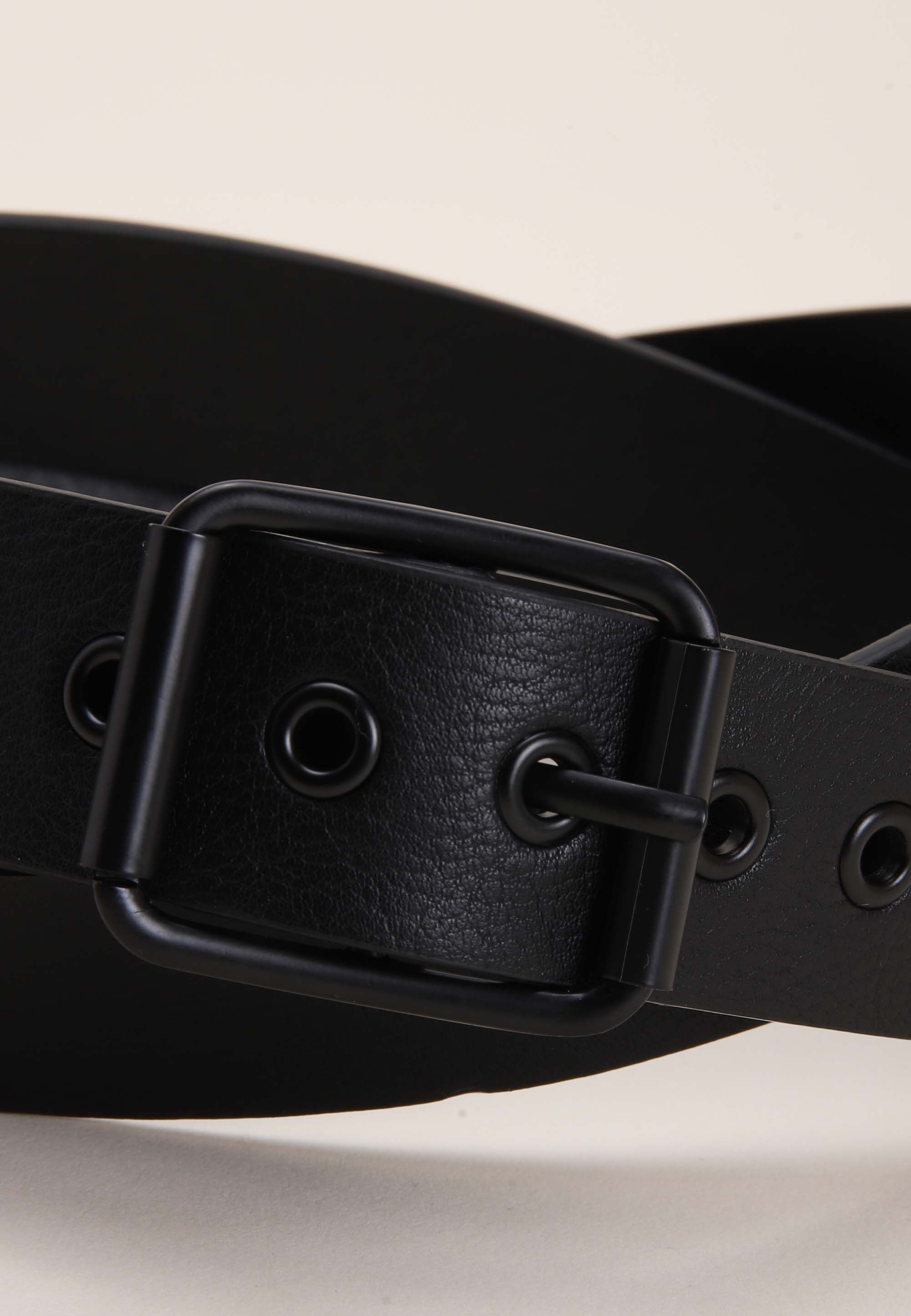 Mens Black Buckle Belt