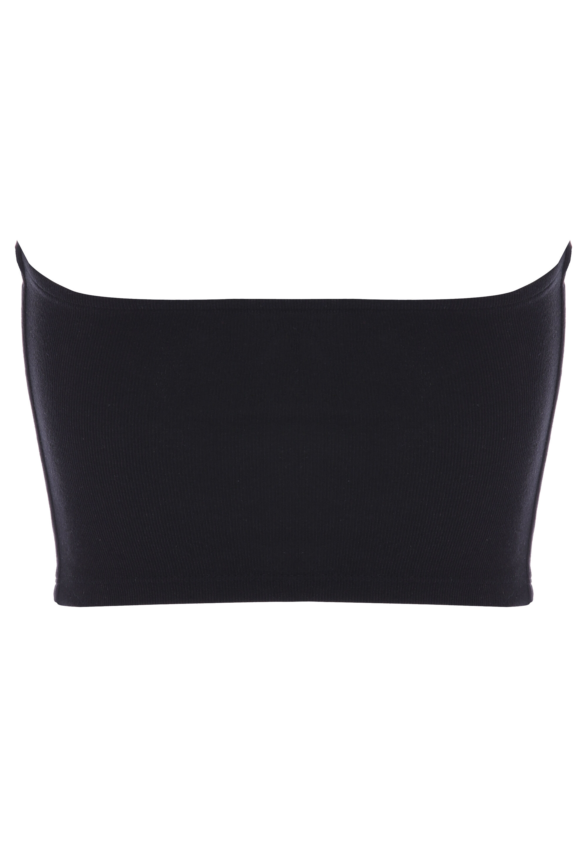Older Girls Black Butterfly Bandeau Top