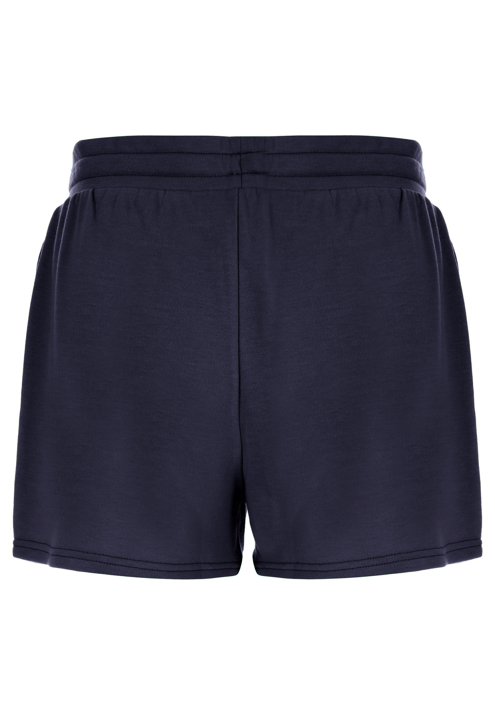 Womens Navy Loopback Sweat Shorts