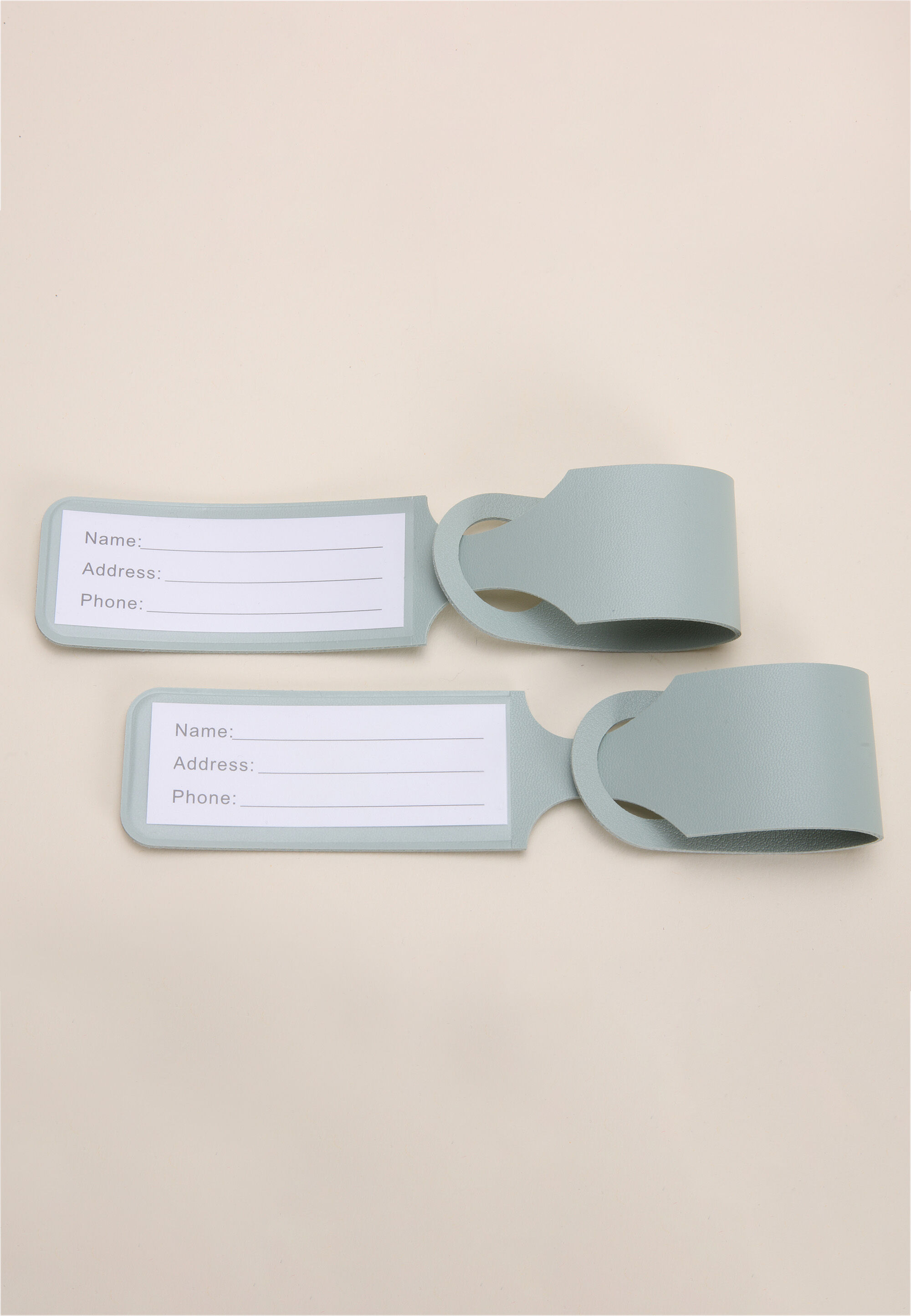 Womens 2pk Sage Travel Luggage Tags
