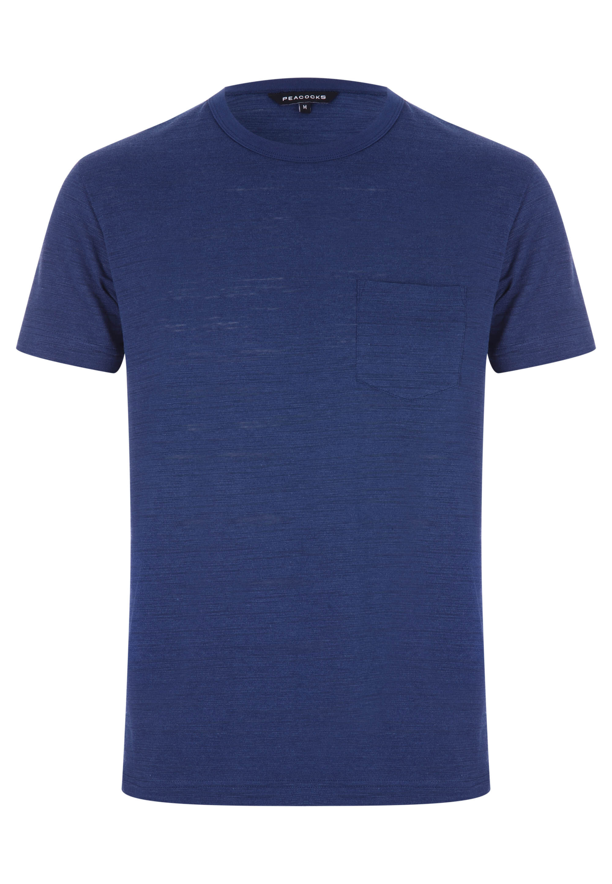 Mens Dark Blue Pocket T-Shirt