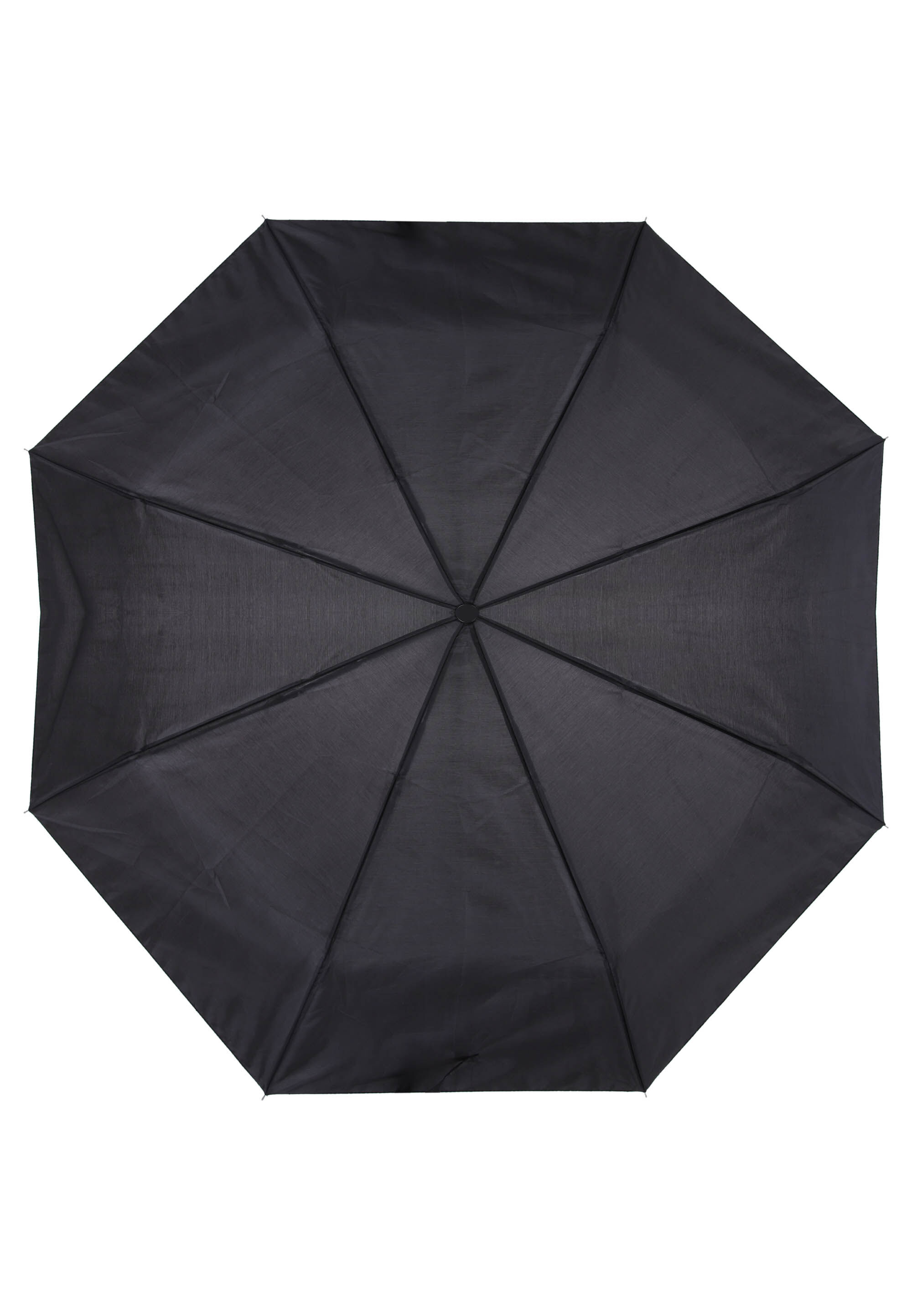 Womens Plain Black Umbrella