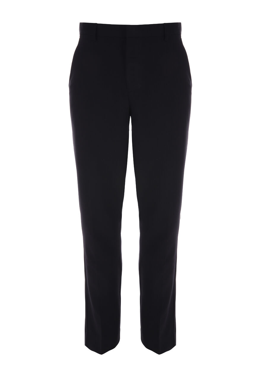 Mens Black Smart Slim Fit Trousers
