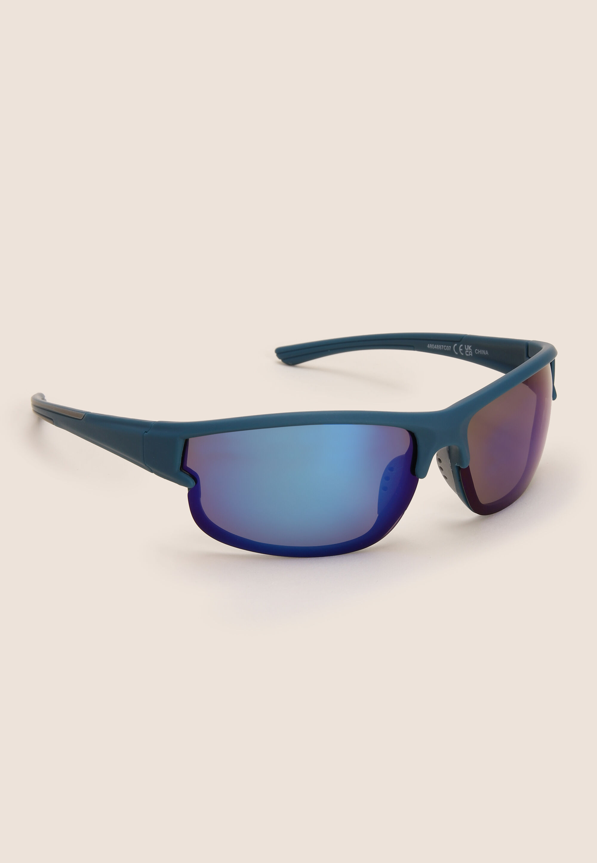 Mens Navy Polarised Sport Sunglasses