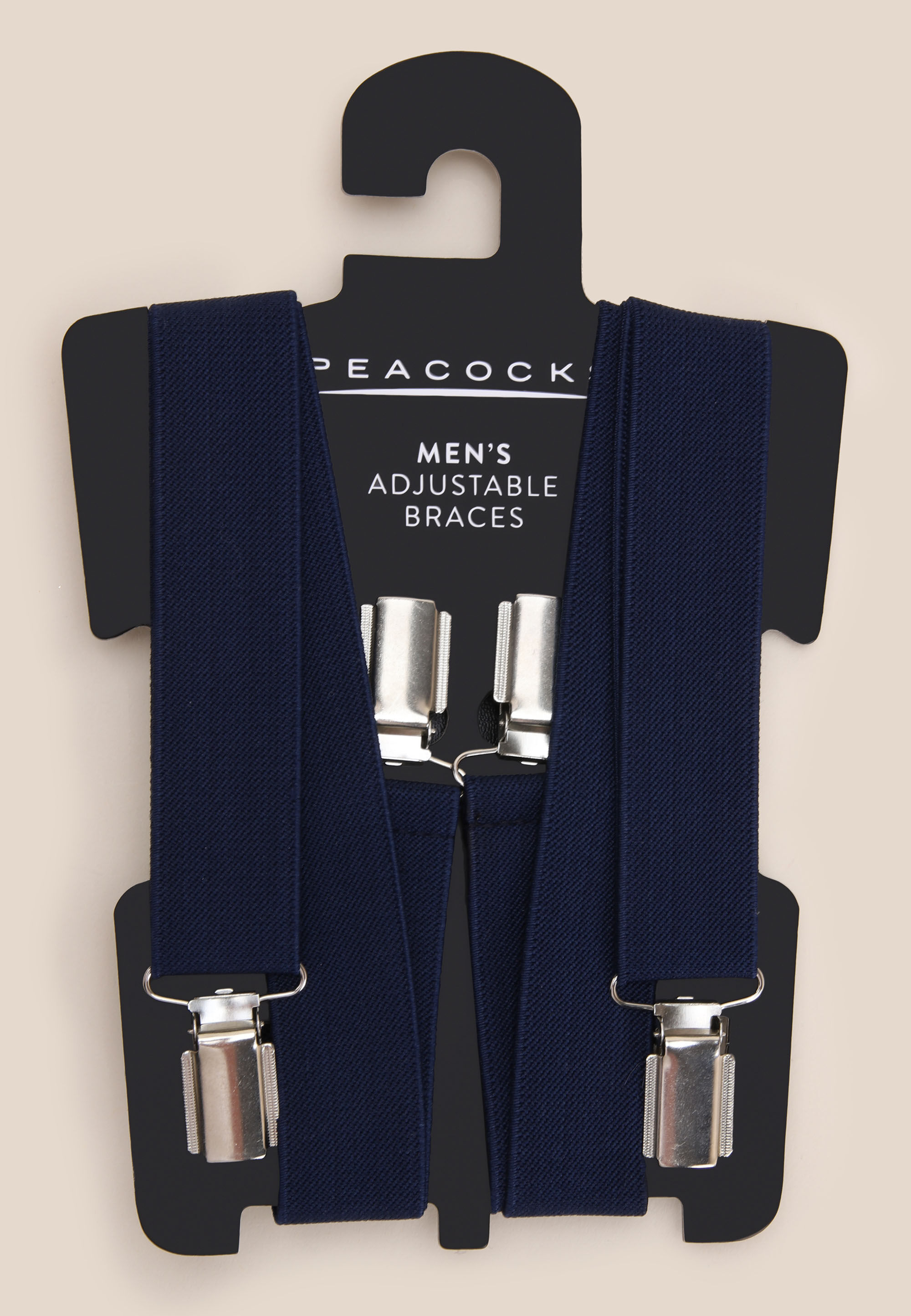 Mens Navy Adjustable Braces