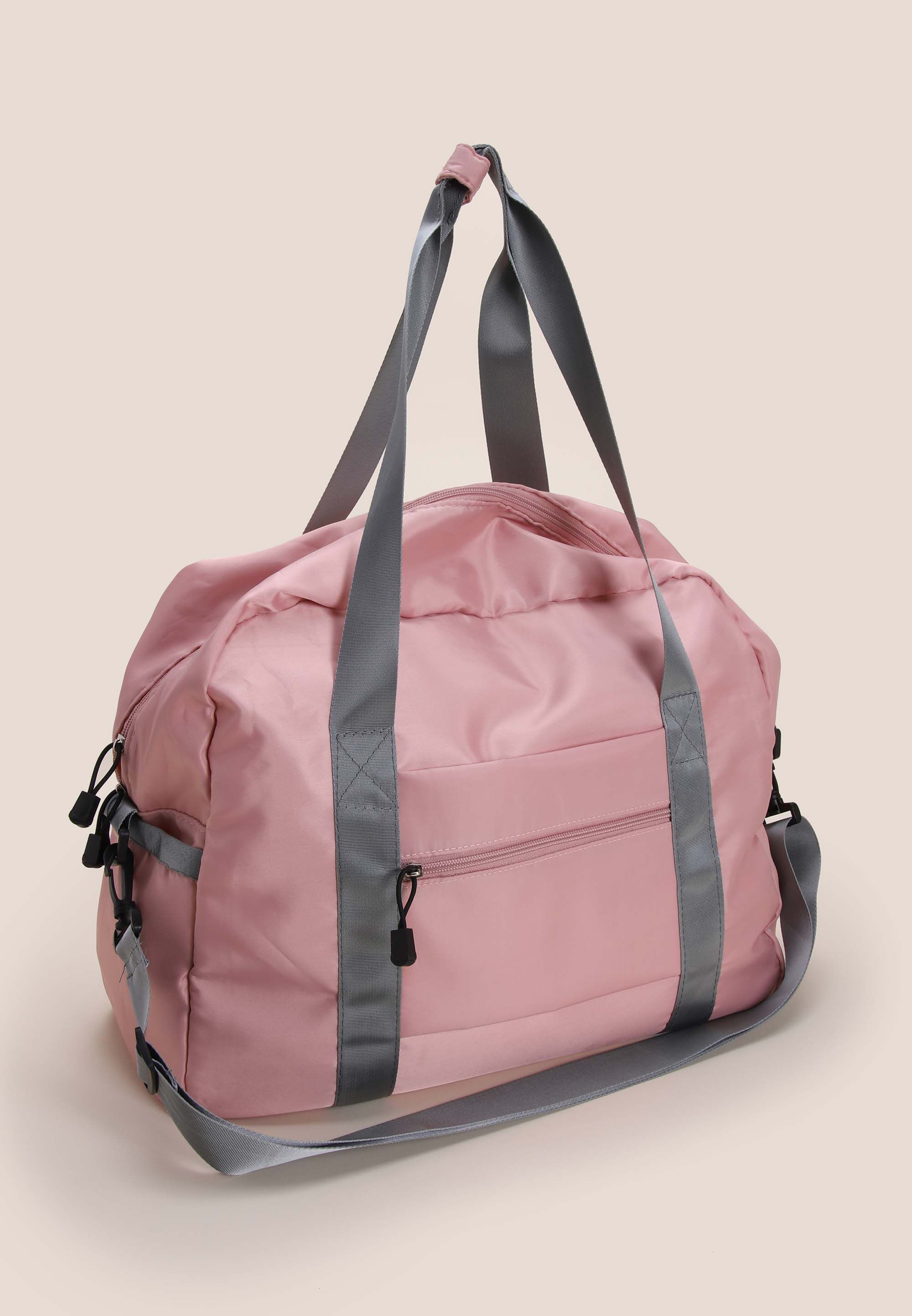 Womens Pink & Grey Under Seat Cabin Bag
