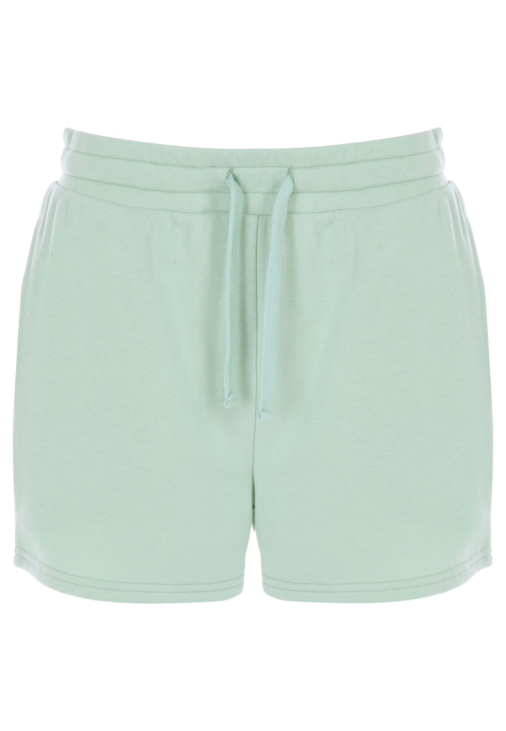 Womens Mint Green Loopback Sweat Shorts