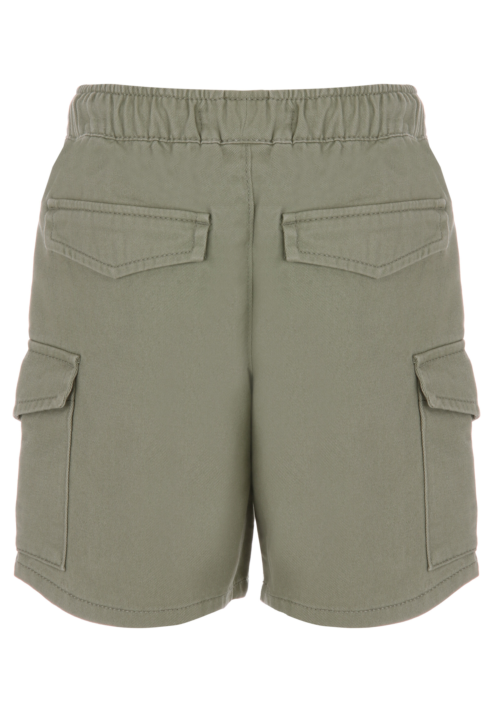 Younger Boys Khaki Twill Cargo Shorts
