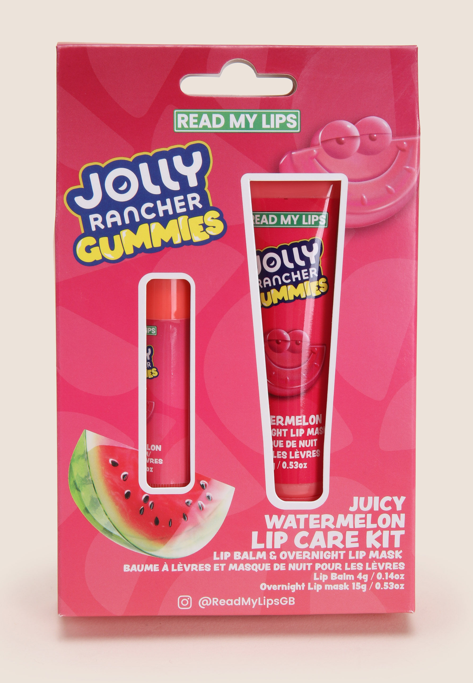 Womens 2pk Jolly Rancher Watermelon Lip Care Kit