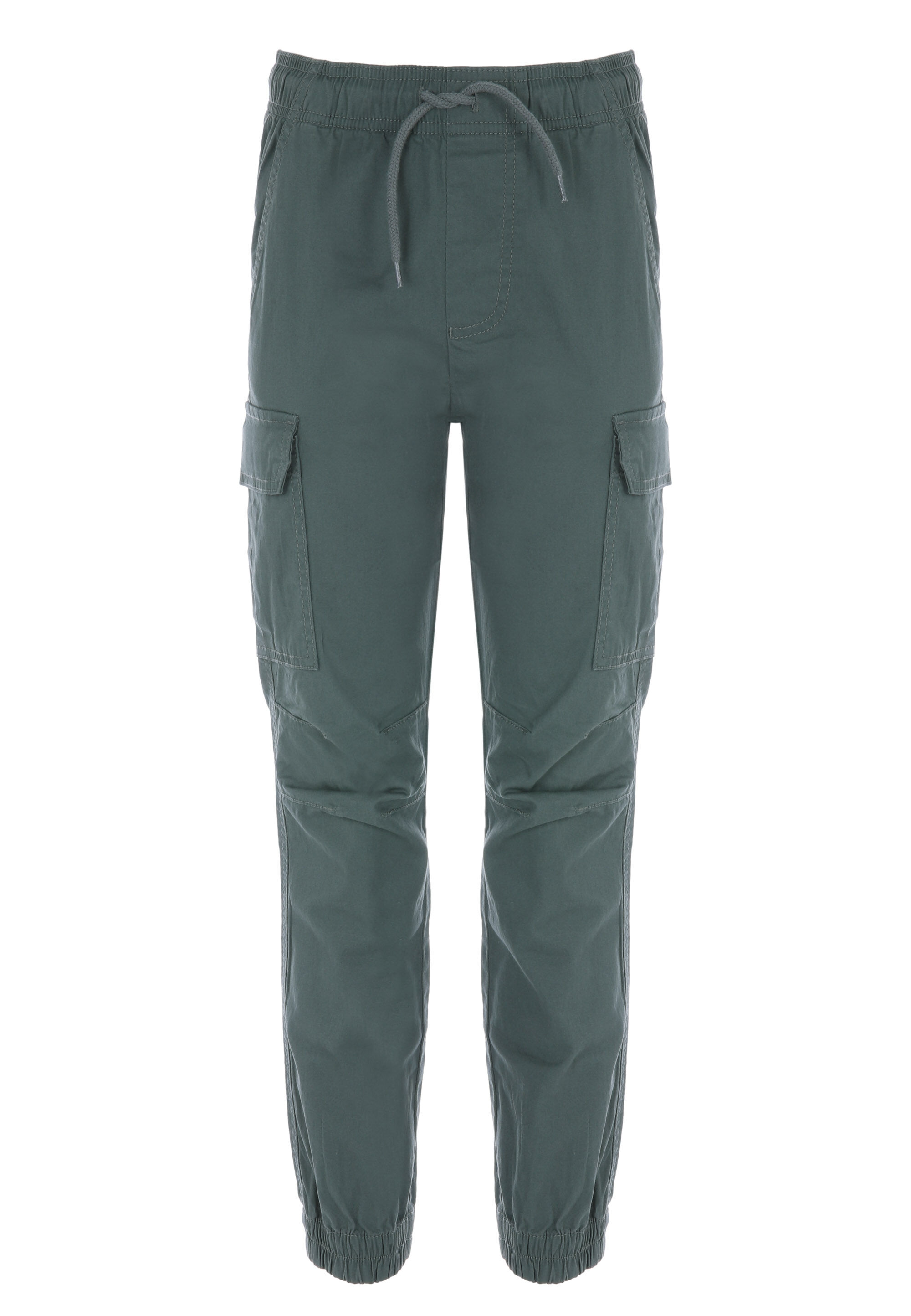 Older Boys Khaki Plain Cargo Twill Trousers