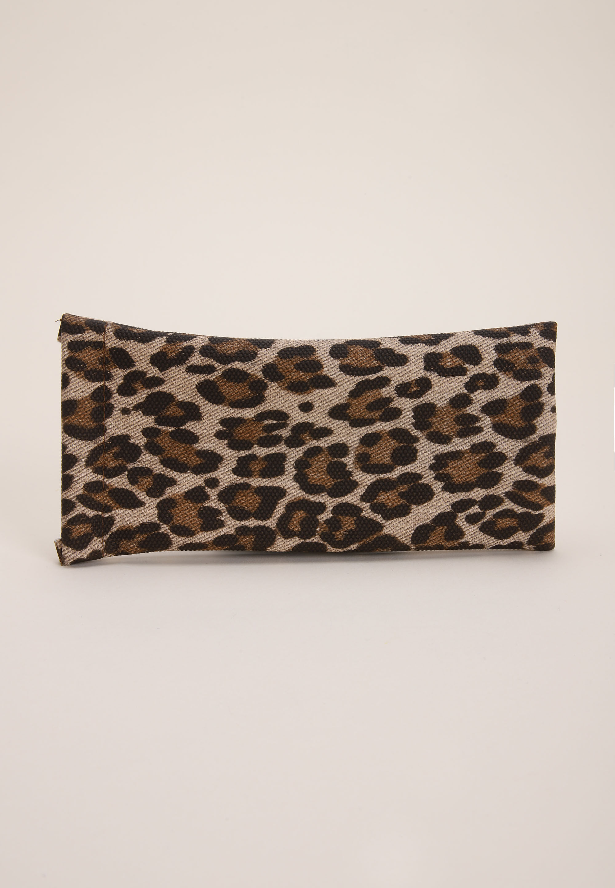 Womens Brown Animal Print Sunglasses Case