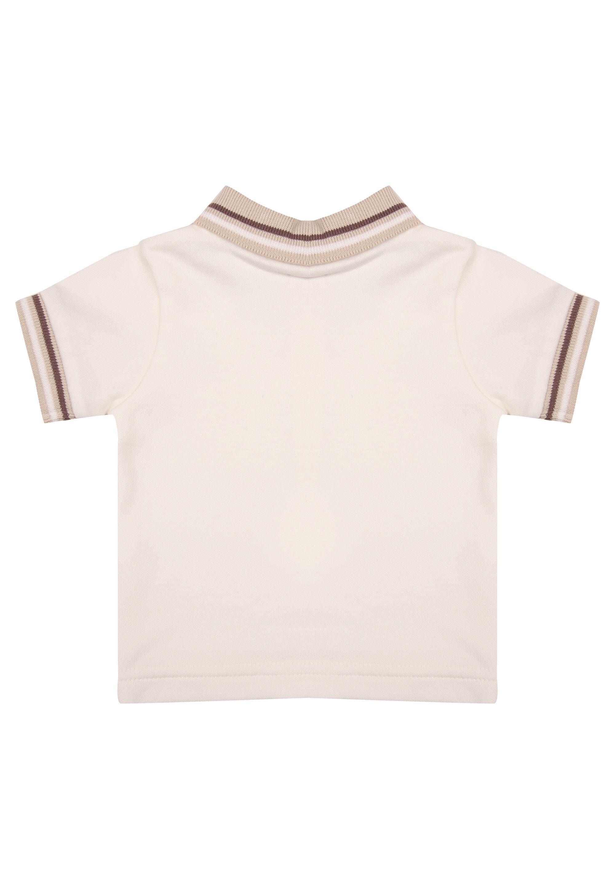 Baby Boys Stone Polo Top and Short Set