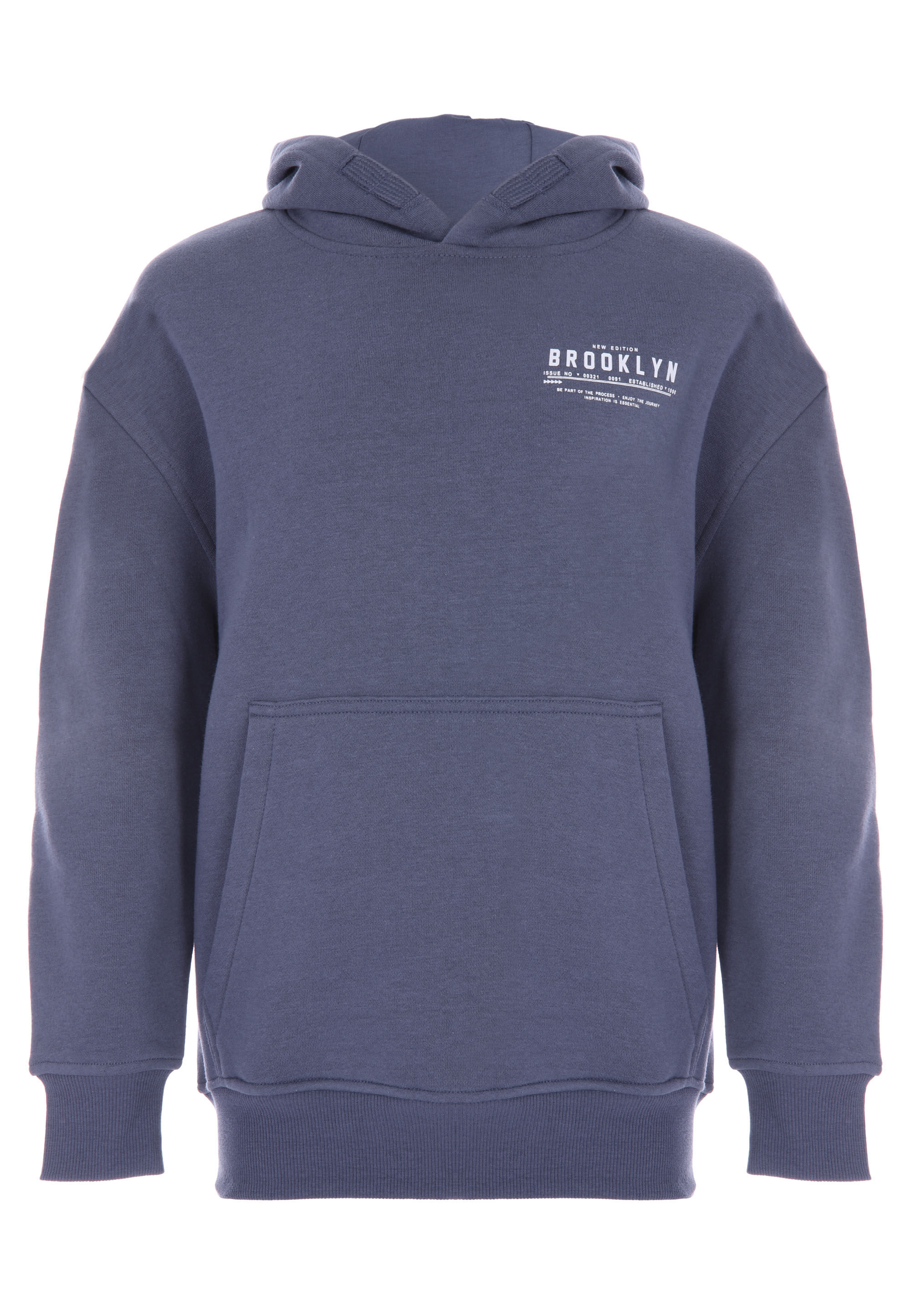 Older Boys Charcoal Brooklyn City Hoody
