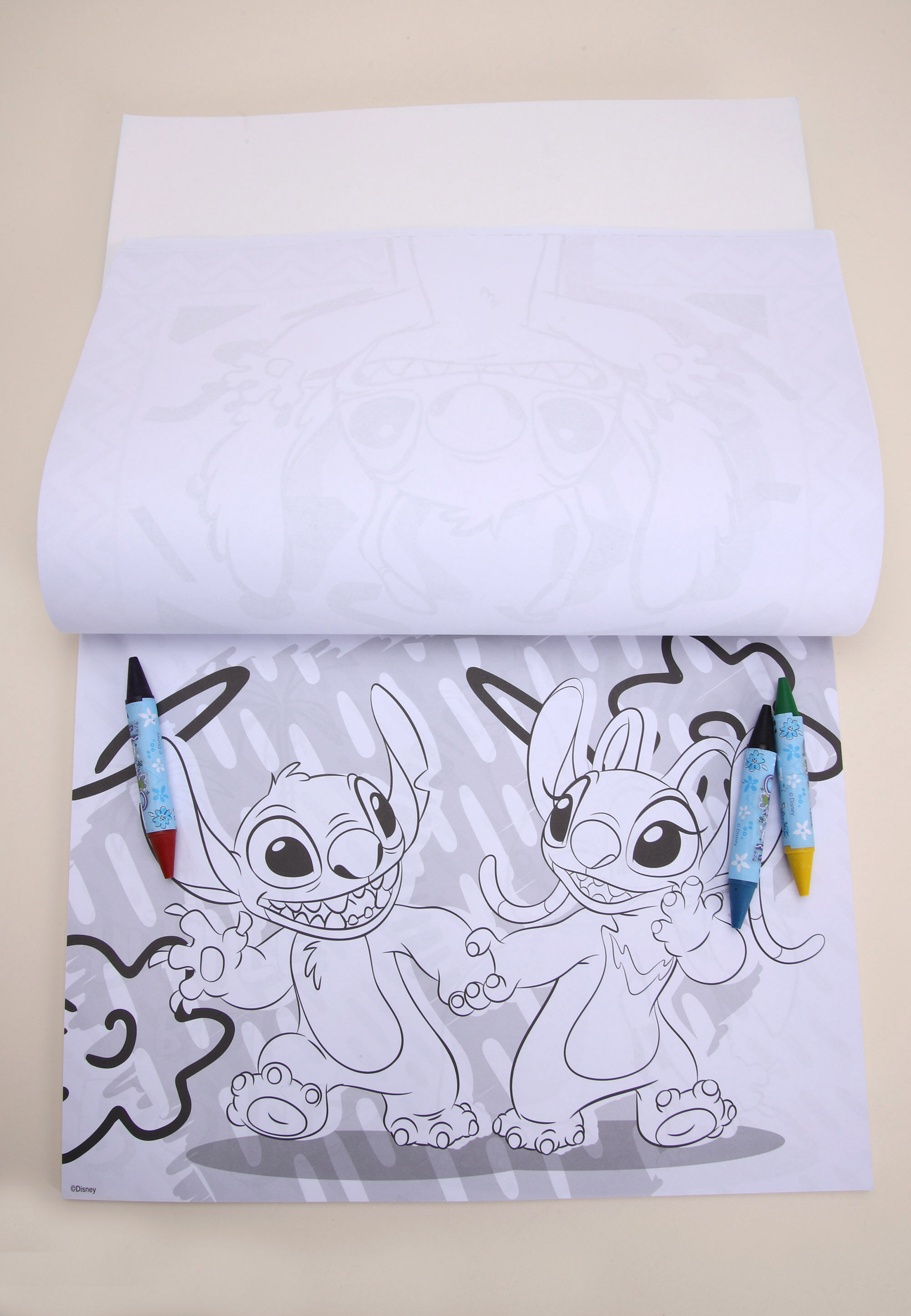 Kids Disney Stitch & Angel Artist Colouring Pad