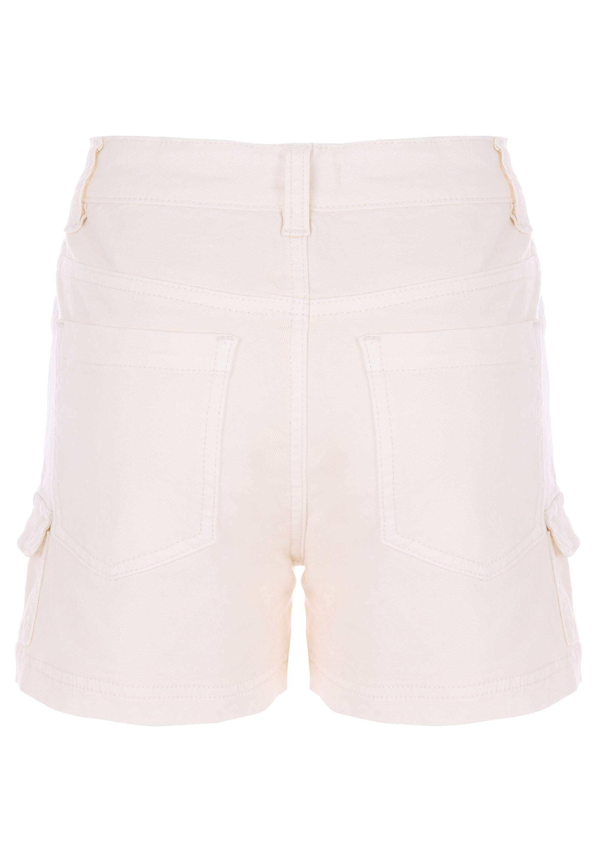 Older Girls Light Stone Cargo Shorts