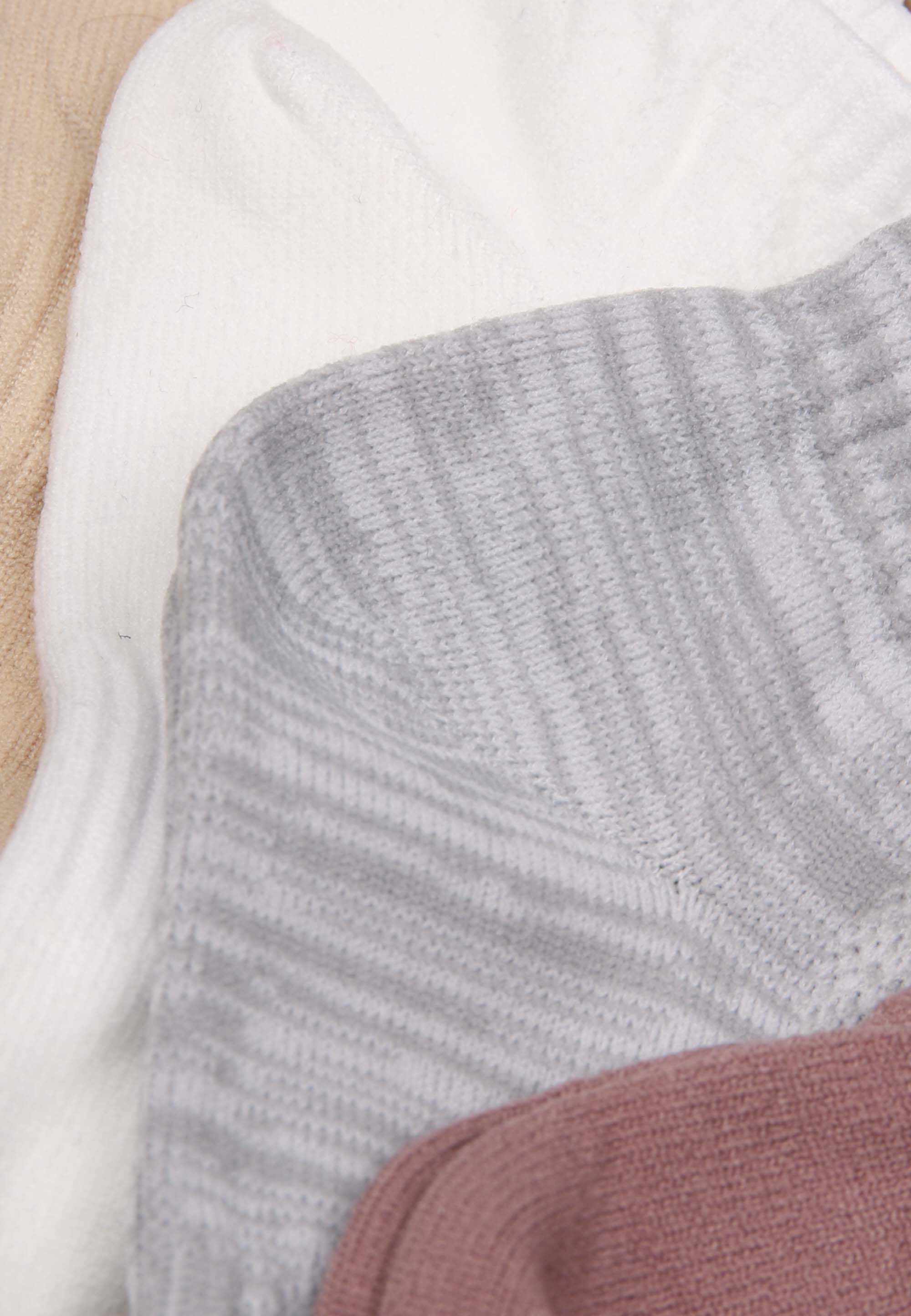 Womens 4pk Natural Microfibre Trainer Socks