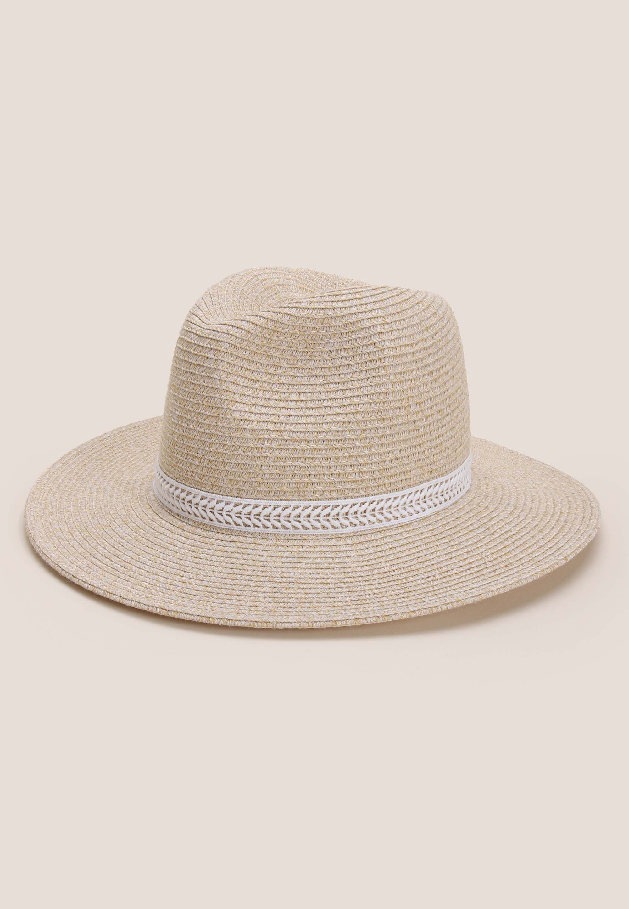 Womens Natural Packable Panama Hat